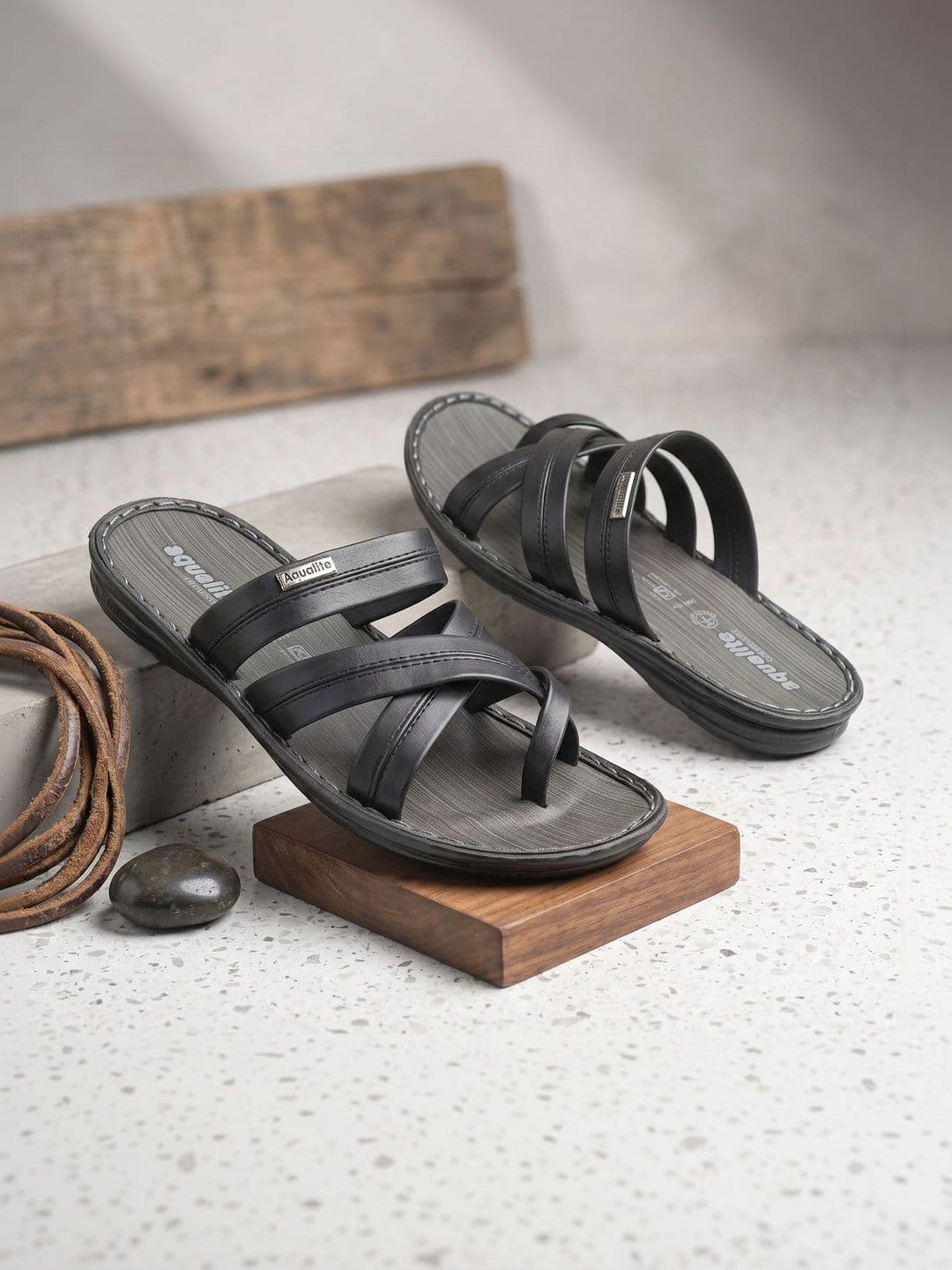 Aqualite Men PU Comfort Sandals - view 1