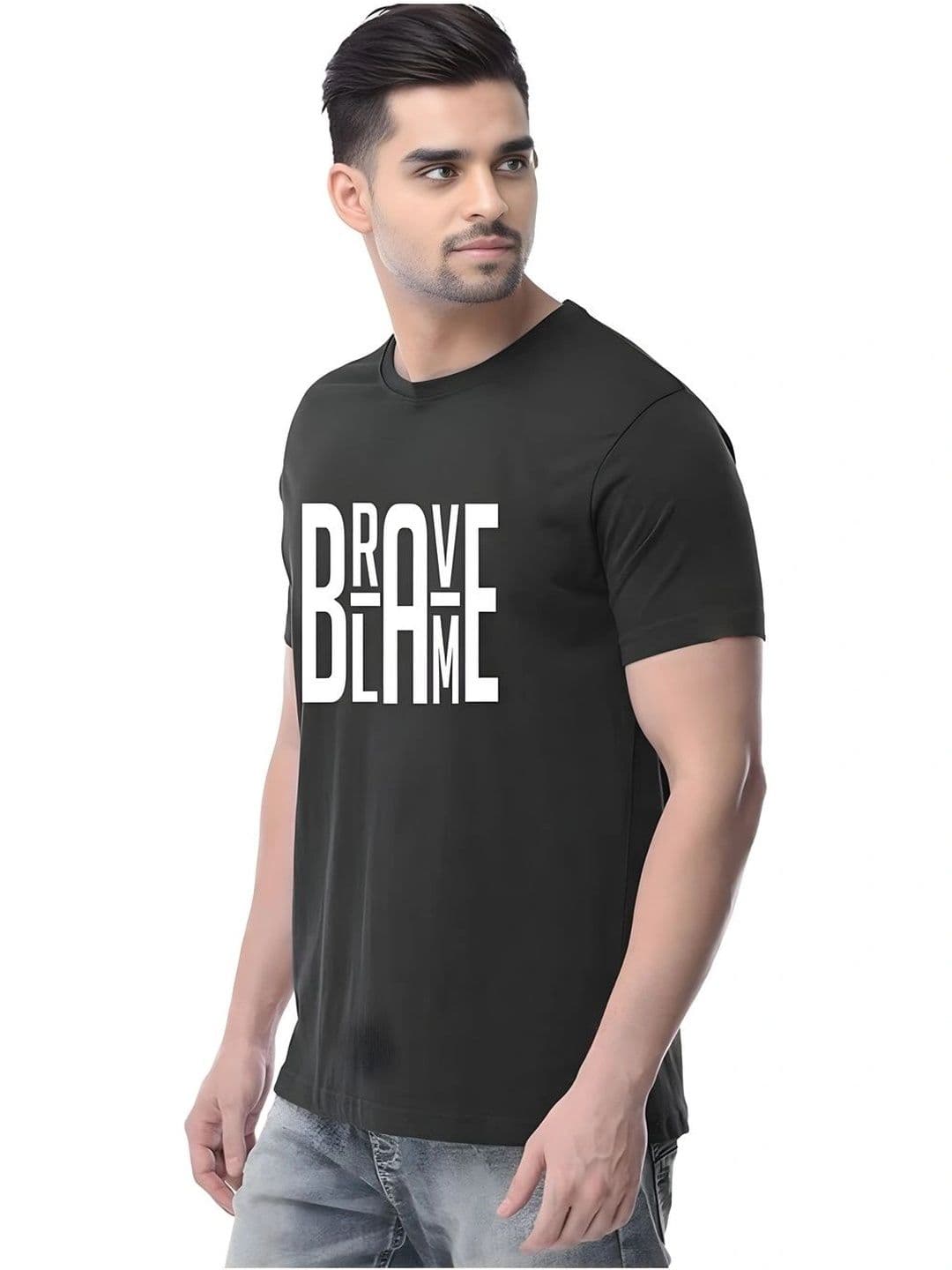 FLORA SHINE Men Typography Printed Bio Finish T-shirt - view 1