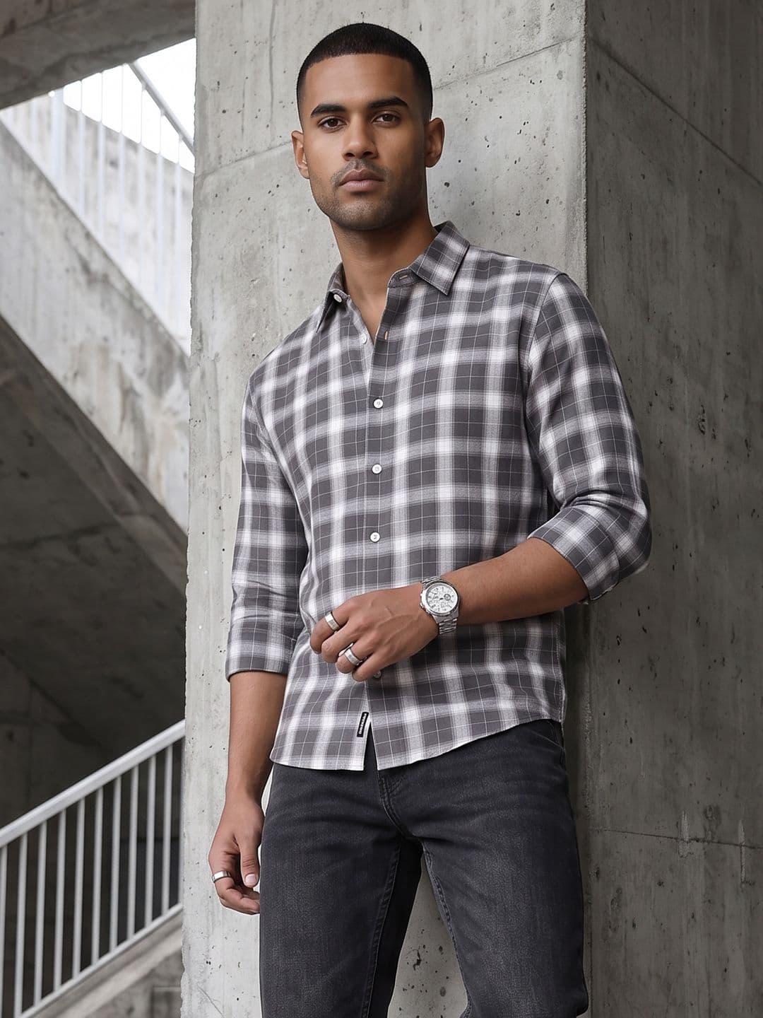 The Roadster Life Co. Checked Casual Shirt - view 1
