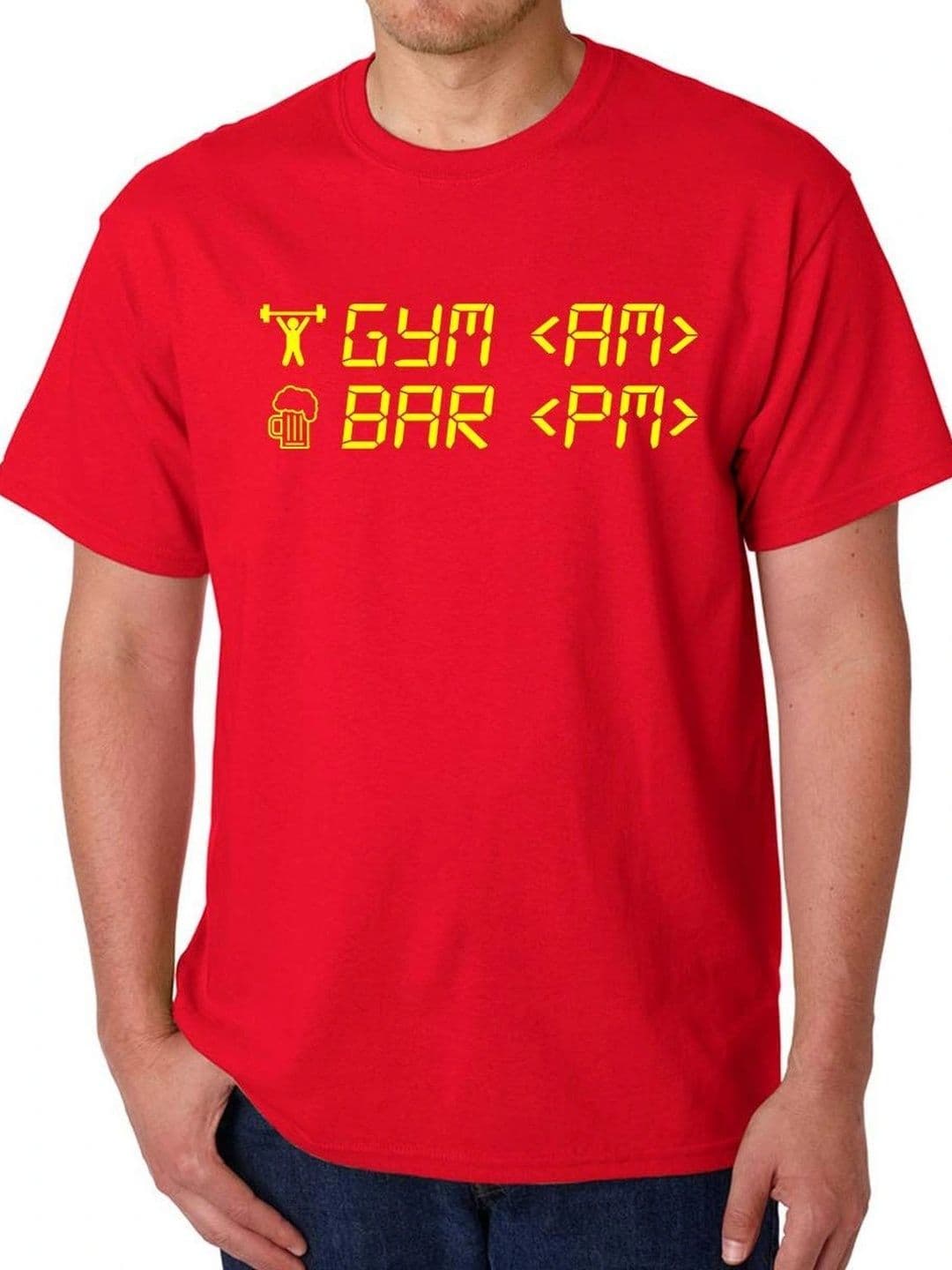 Aseria Men Cotton Typography Printed Short Sleeves T-shirt - view 1