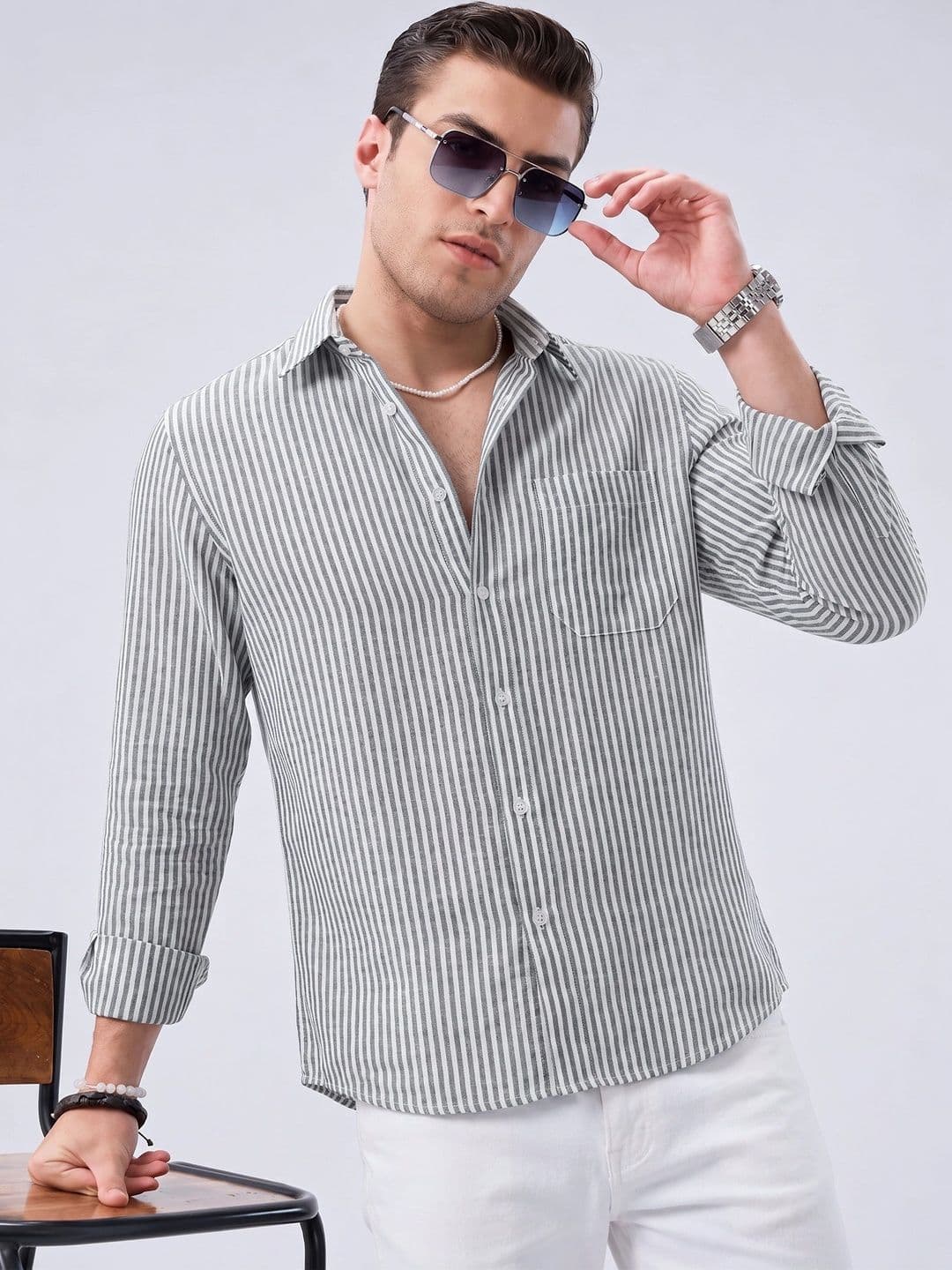 GIVUIL Men Comfort Striped Casual Shirt - view 1