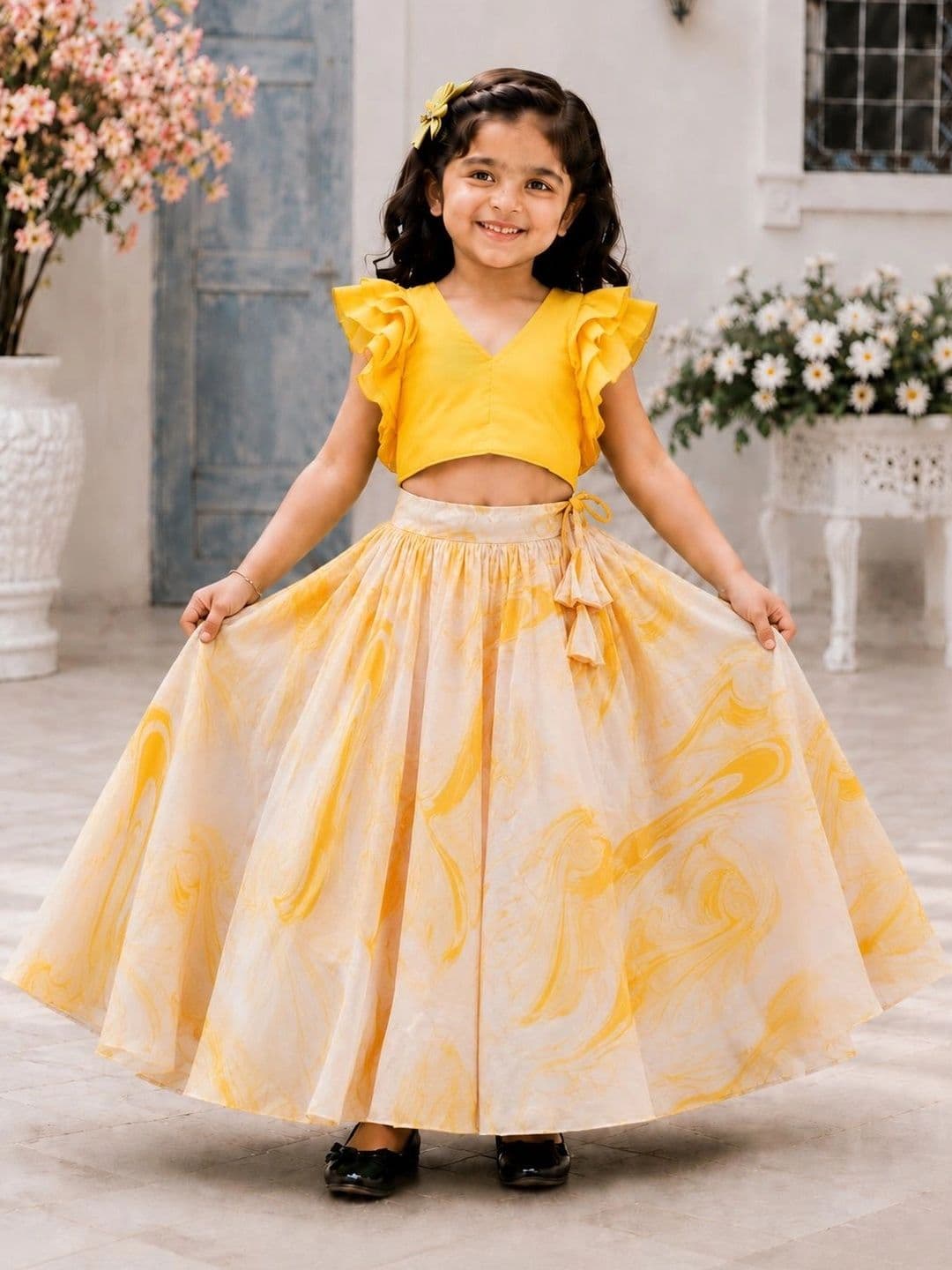 DRISHIV ENTERPRISE Girls Ready to Wear Lehenga & - view 1