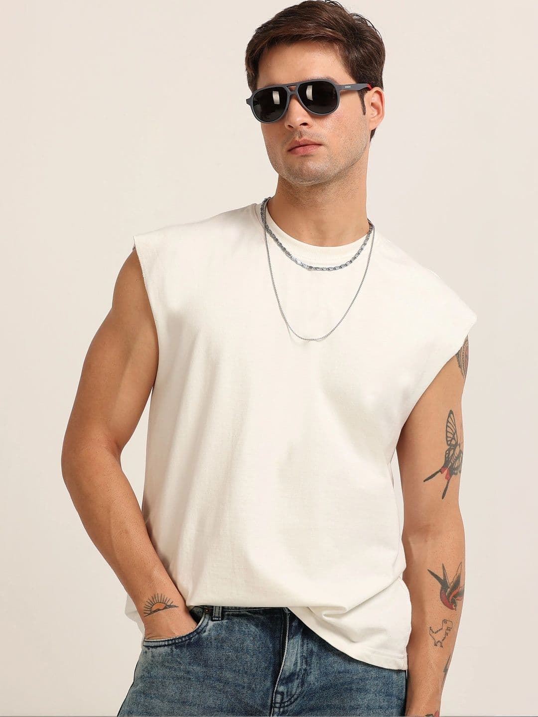 MOHICANS Men Capsleeves Oversized fit Gym Tank T-Shirt - view 1