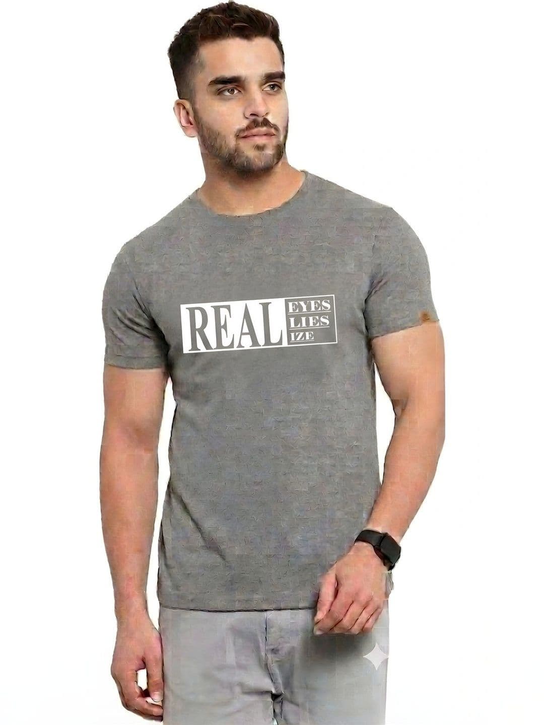 FLORA SHINE Men Typography Printed Bio Finish T-shirt - view 1