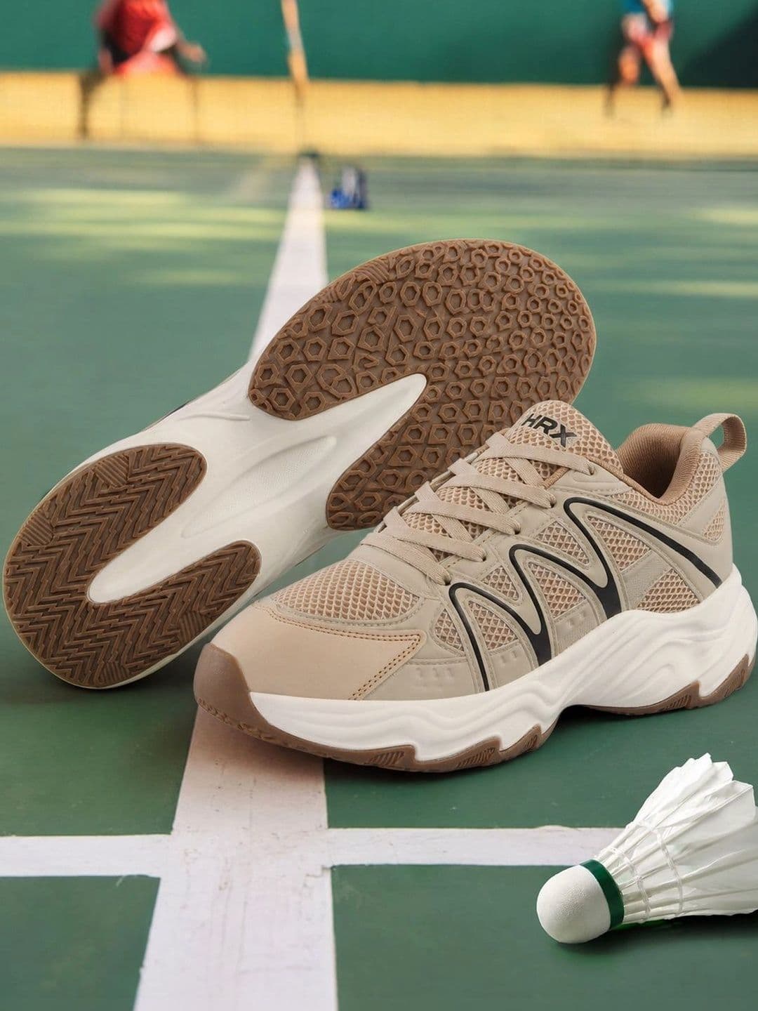 HRX by Hrithik Roshan Men Mesh Badminton Non-Marking Shoes - view 1
