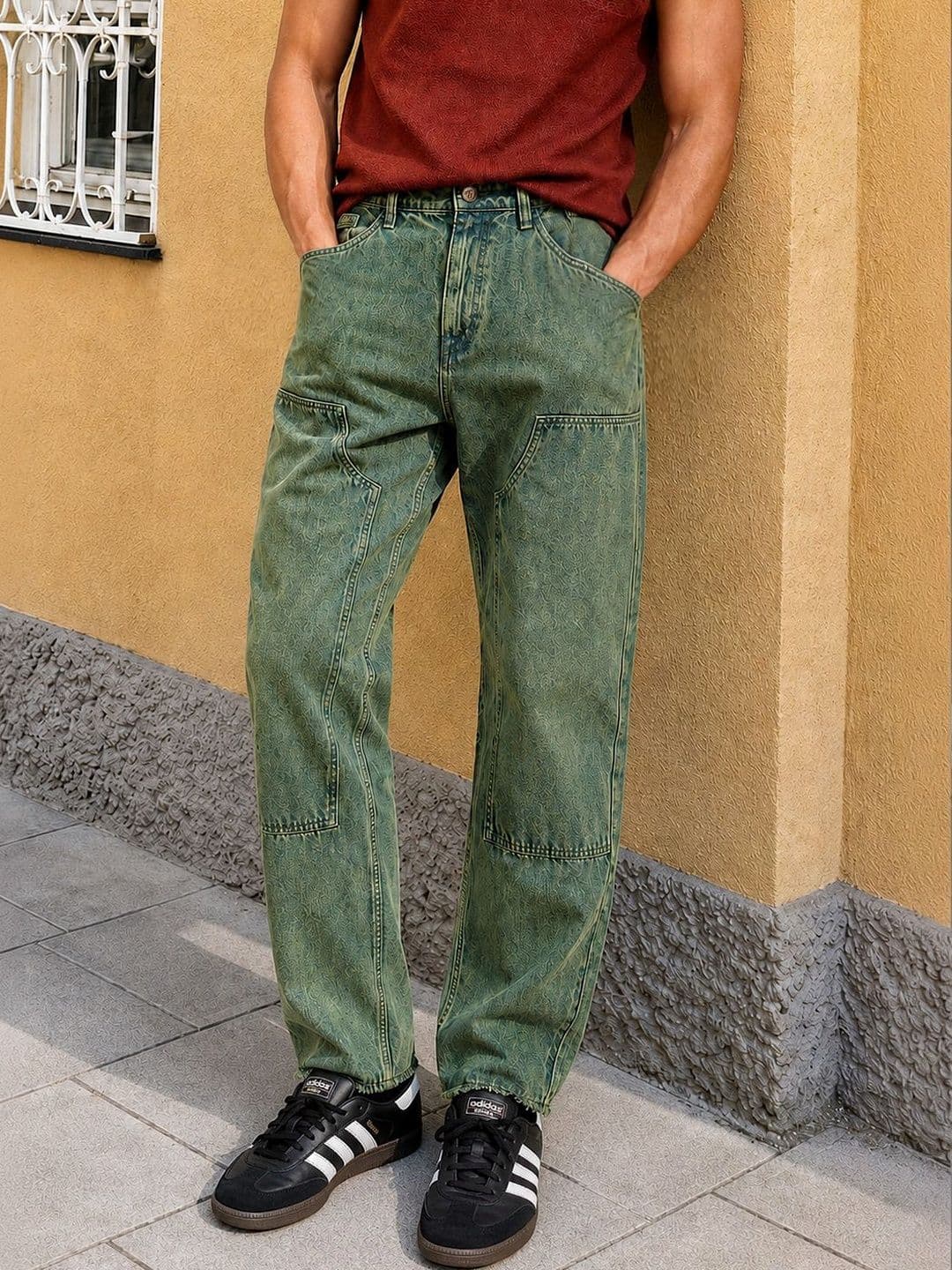 The Indian Garage Co Men Cotton Relaxed Fit Jeans - view 1