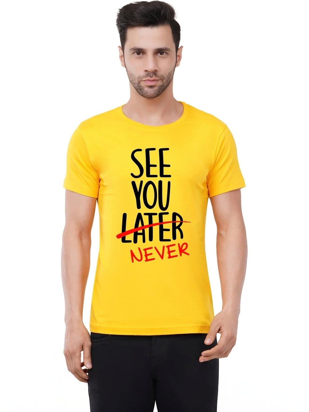 Aseria Men Typography Printed T-shirt - view 1