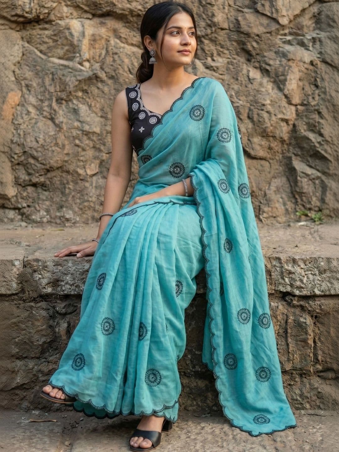 RANGVYRA LIFESTYLE Pure Georgette Saree - view 1