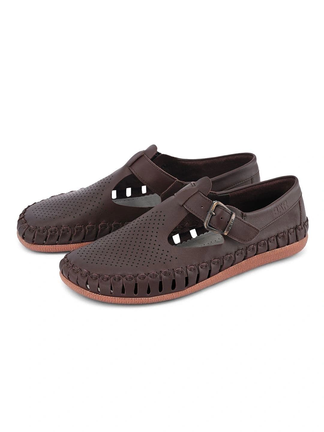 BAR Men Leather Shoe-Style Sandals - view 1