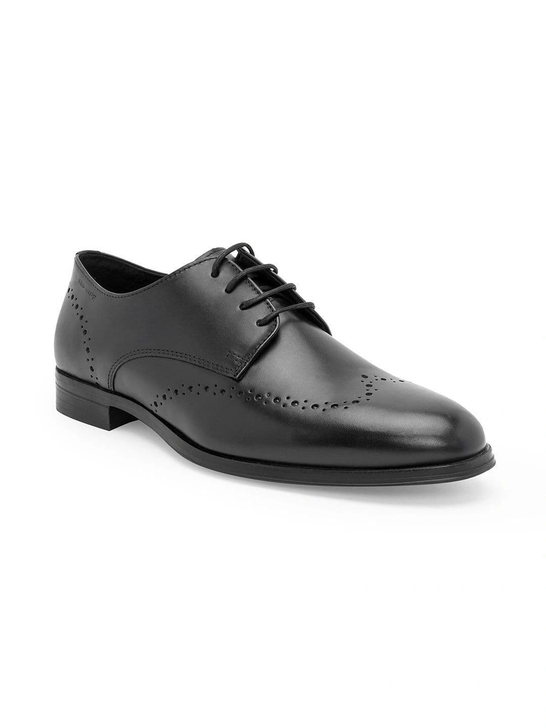 Red Tape Men Textured Round Toe Lace-Ups Brogues Formal Shoes - view 1
