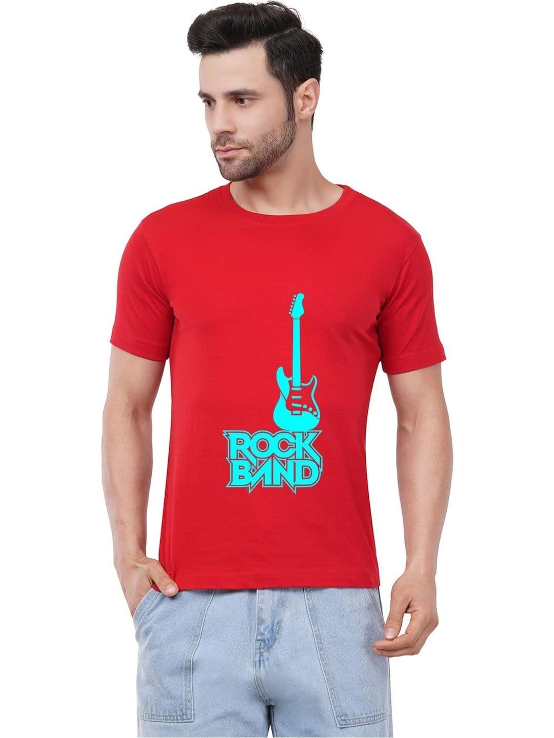 Aseria Men Typography Round Neck Short Sleeves T-shirt - view 1