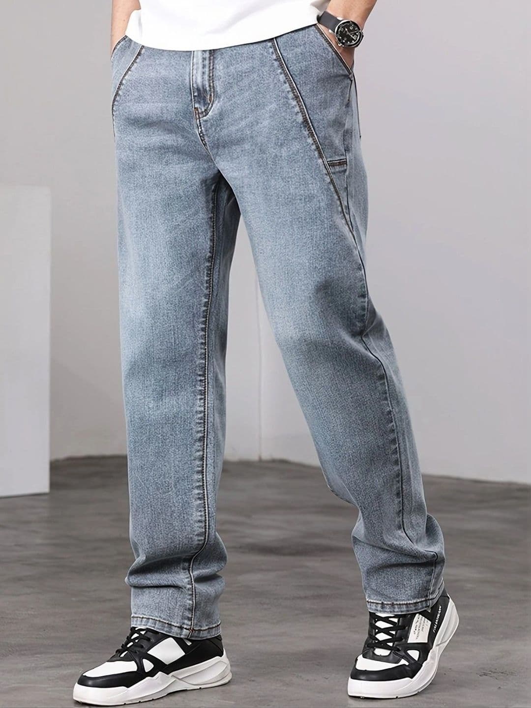 MAKPAK Men Jean Regular Fit Mid-Rise Stretchable Jeans - view 1