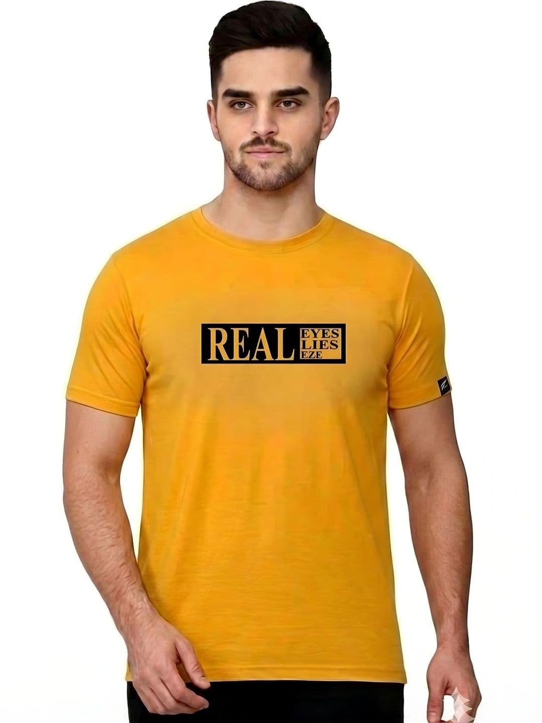 FLORA SHINE Men Typography Printed Bio Finish T-shirt - view 1