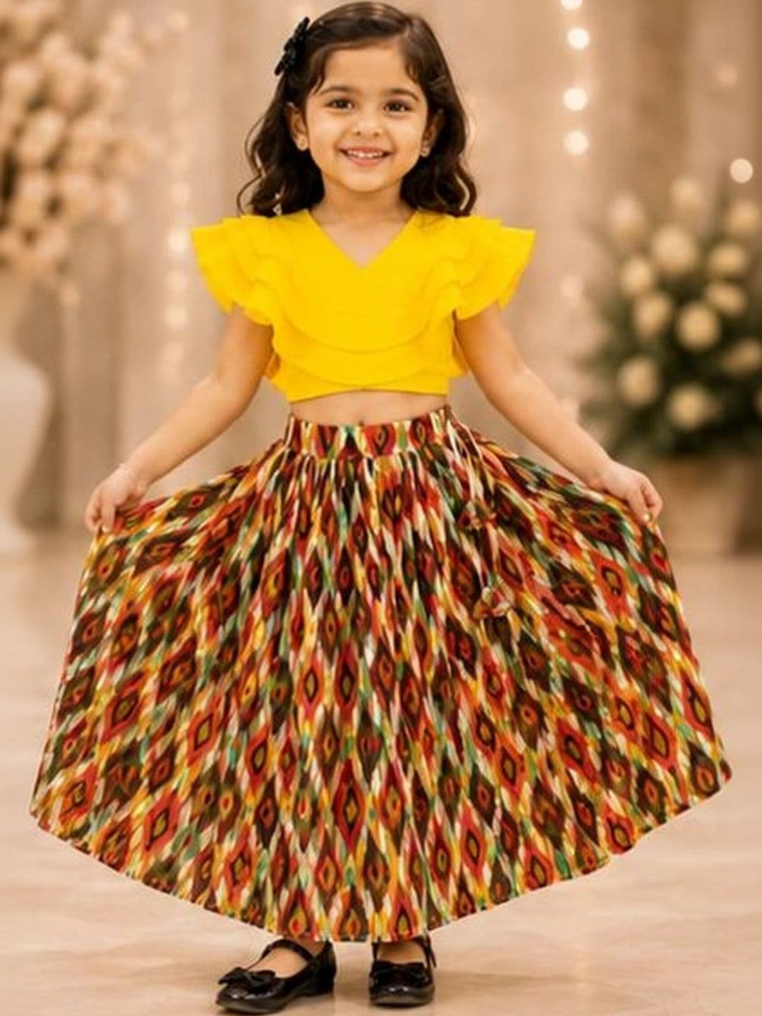 DRISHIV ENTERPRISE Girls Ready to Wear Lehenga & - view 1