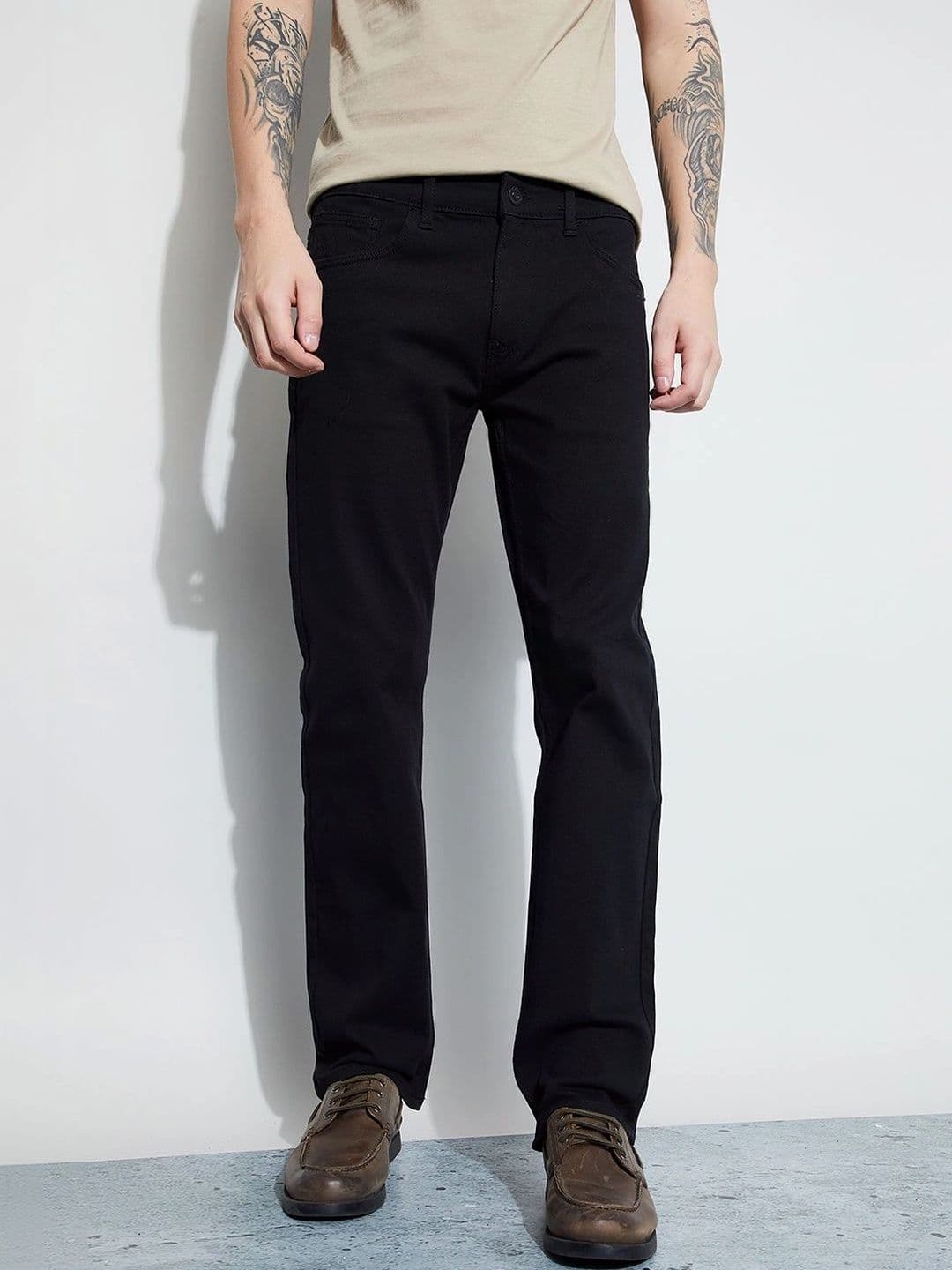Fame Forever by Lifestyle Men Straight Fit Mid-Rise Jeans - view 1