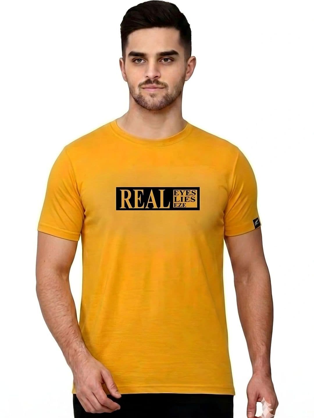 FLORA SHINE Men Typography Printed Bio Finish T-shirt - view 1