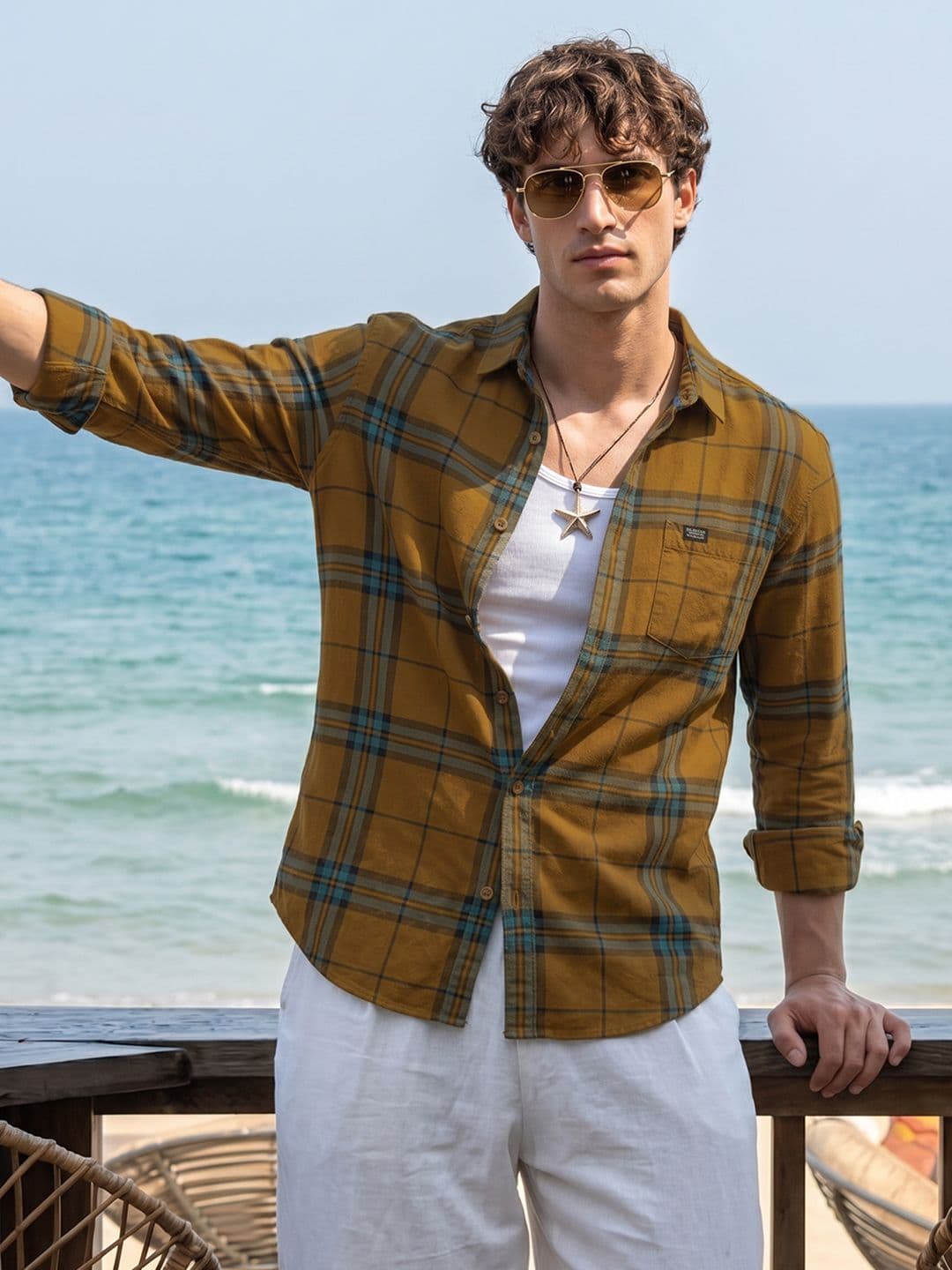 The Indian Garage Co Men Checked Casual Shirt - view 1