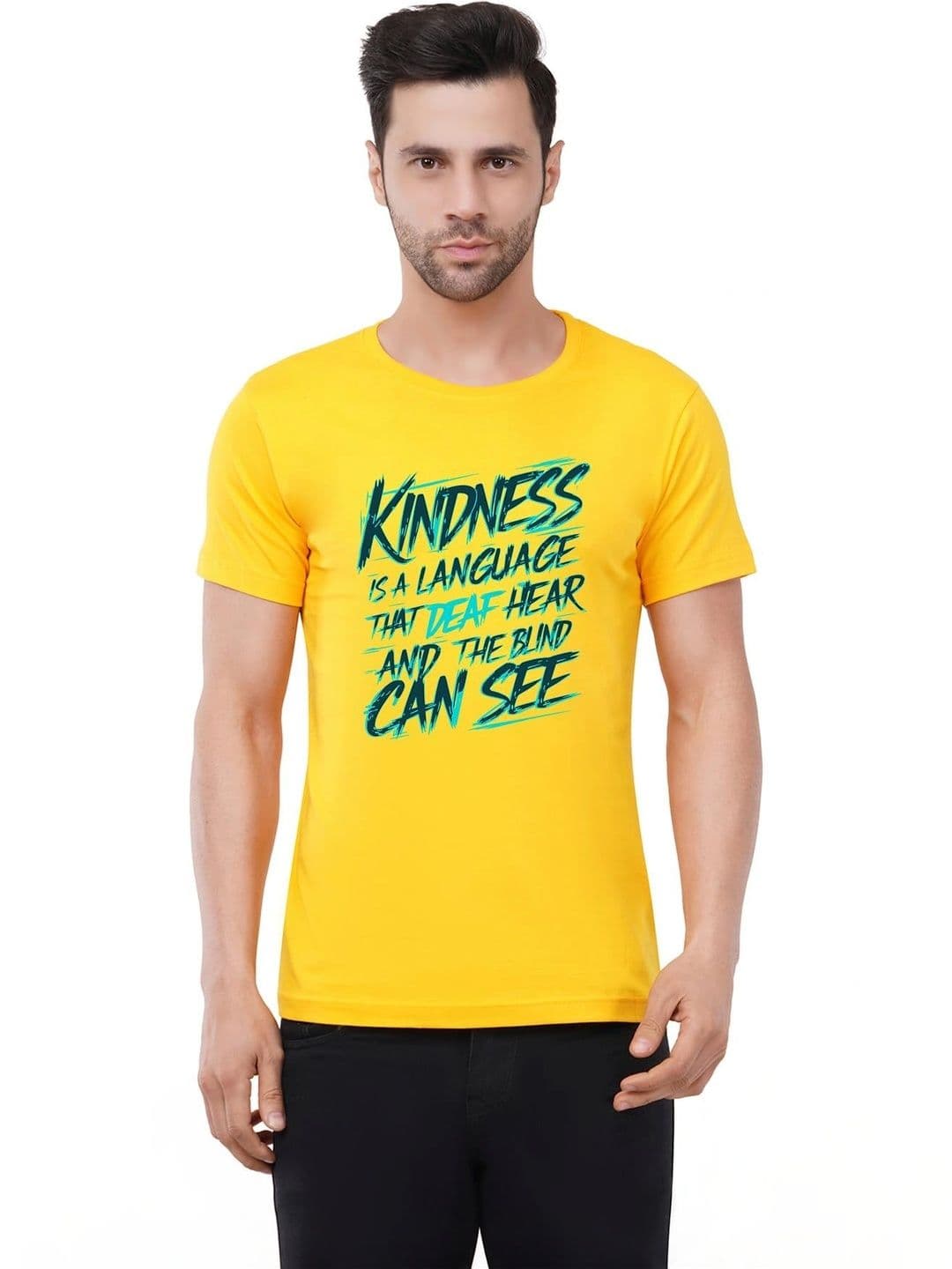 Aseria Men Typography Printed T-shirt - view 1