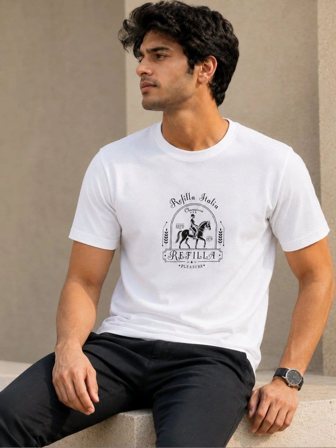 Moda Rapido Men Printed T-shirt - view 1