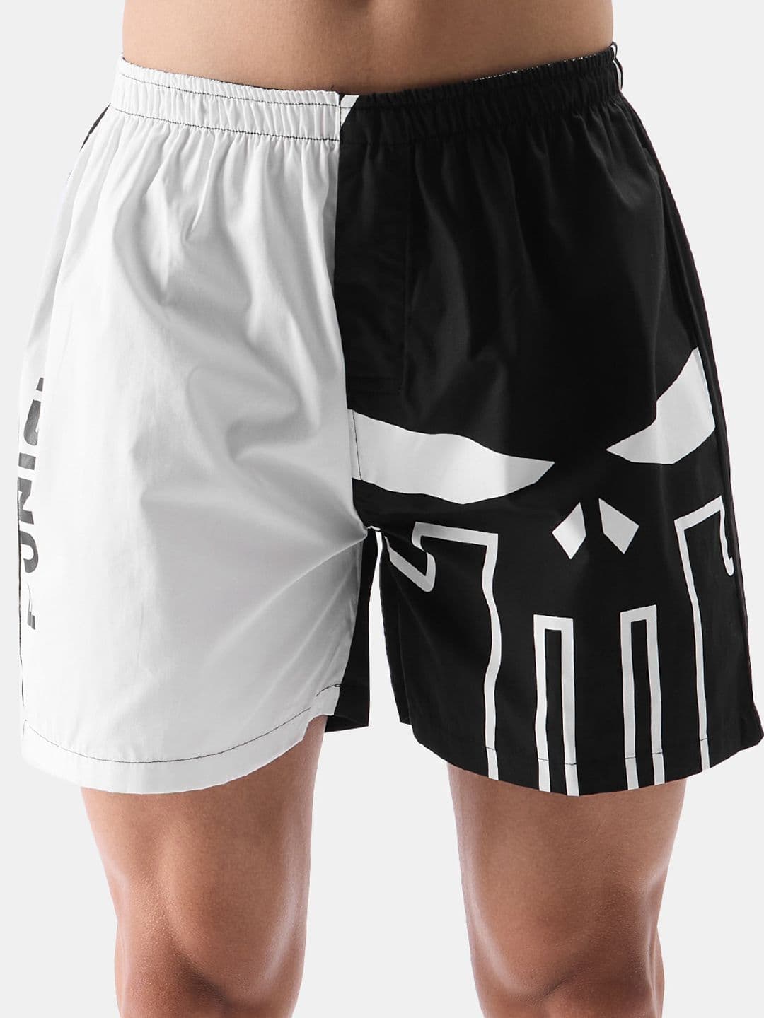 The Souled Store Men Marvel Punisher Printed Cotton Regular Fit Boxer Shorts - view 1