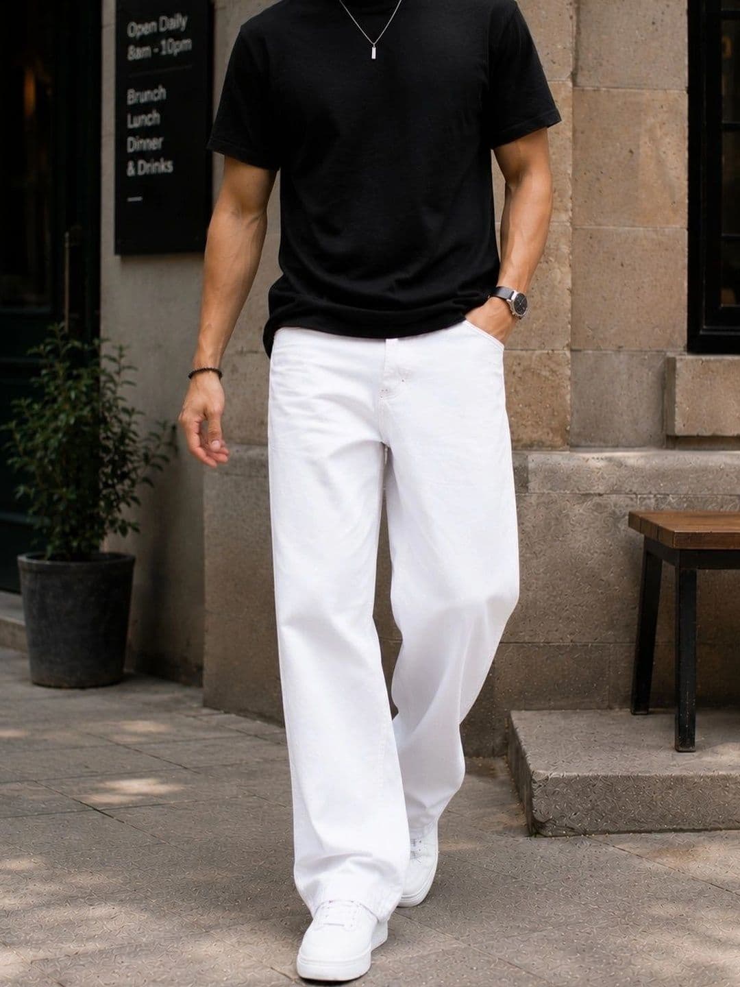 DENIM LIFE Men Classic Straight Fit Mid-Rise Stretchable Jeans - view 1
