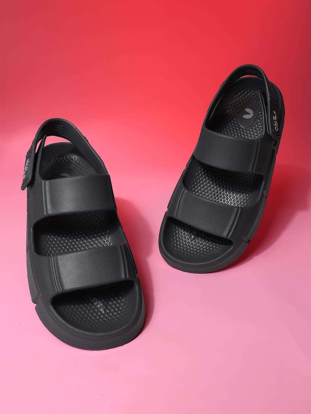 CHUPPS Men Dark Grey Chunky Orthopedic Sliders - view 1