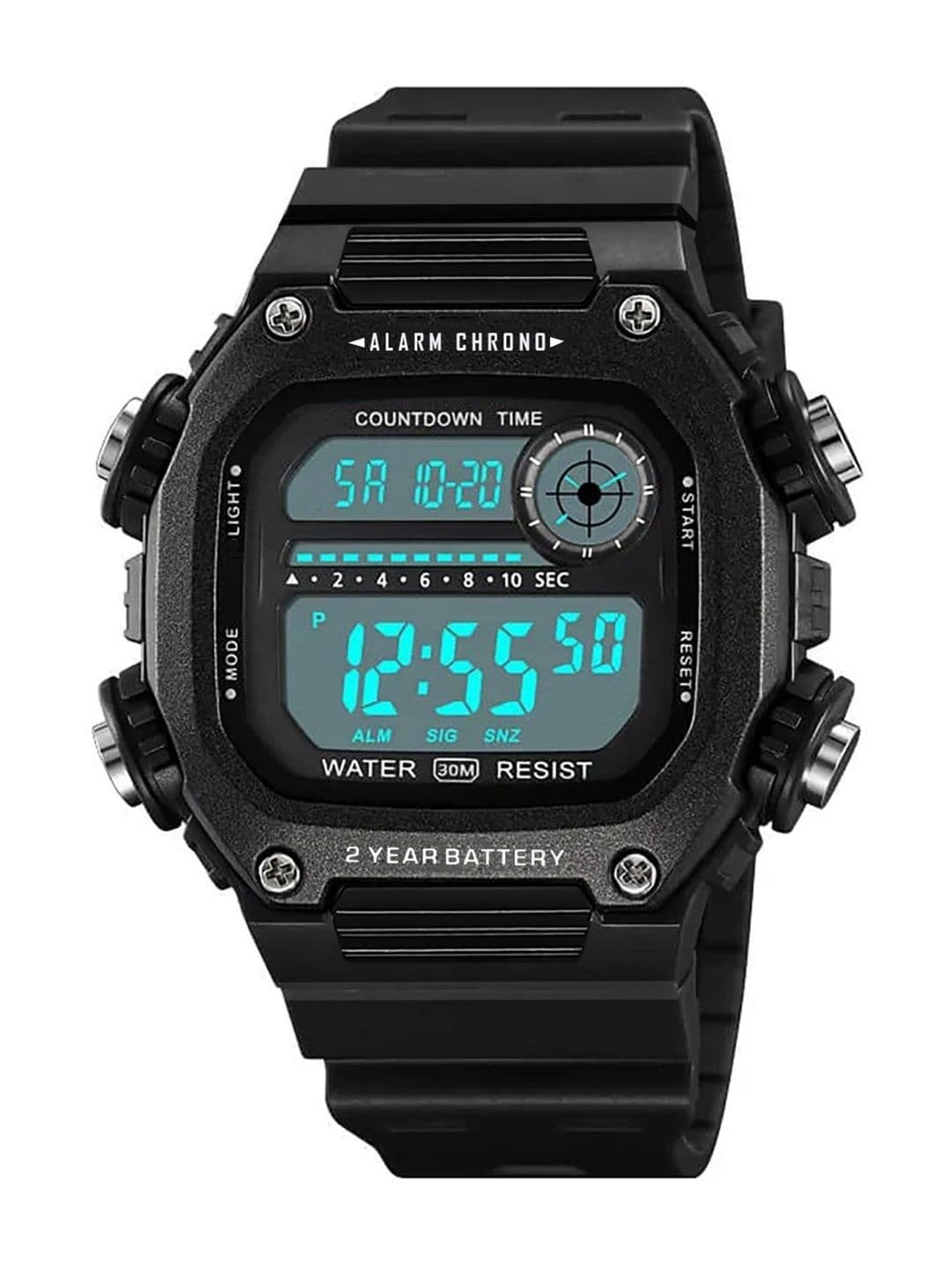 Time Up Unisex Dial & Straps Digital Watch 200M-101 - view 1