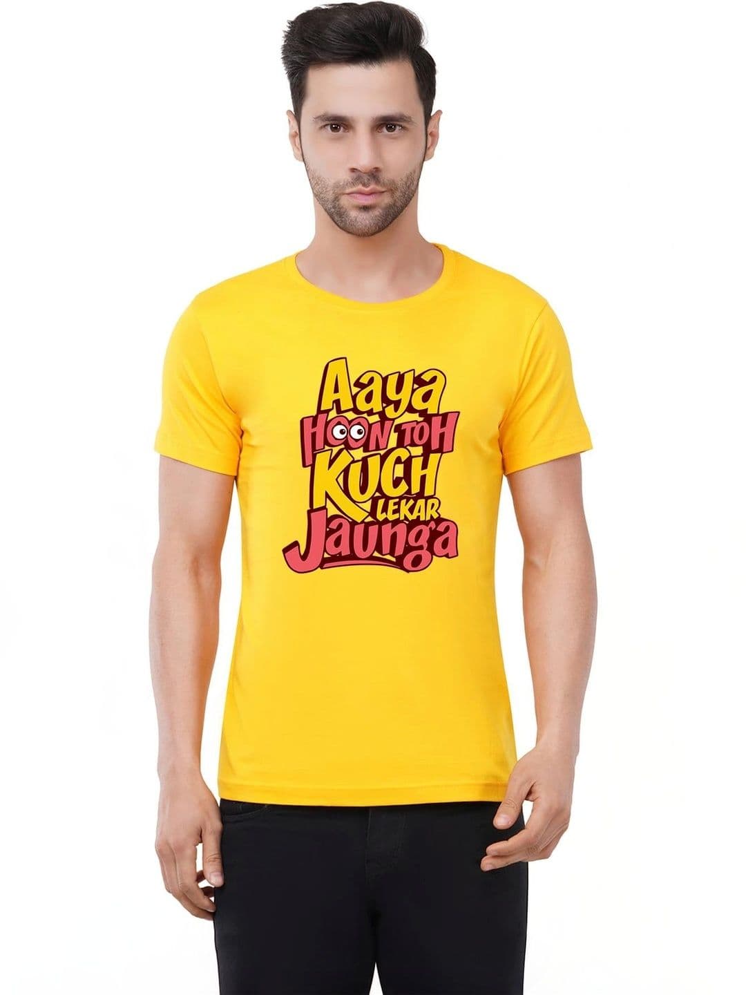 Aseria Men Typography Printed T-shirt - view 1