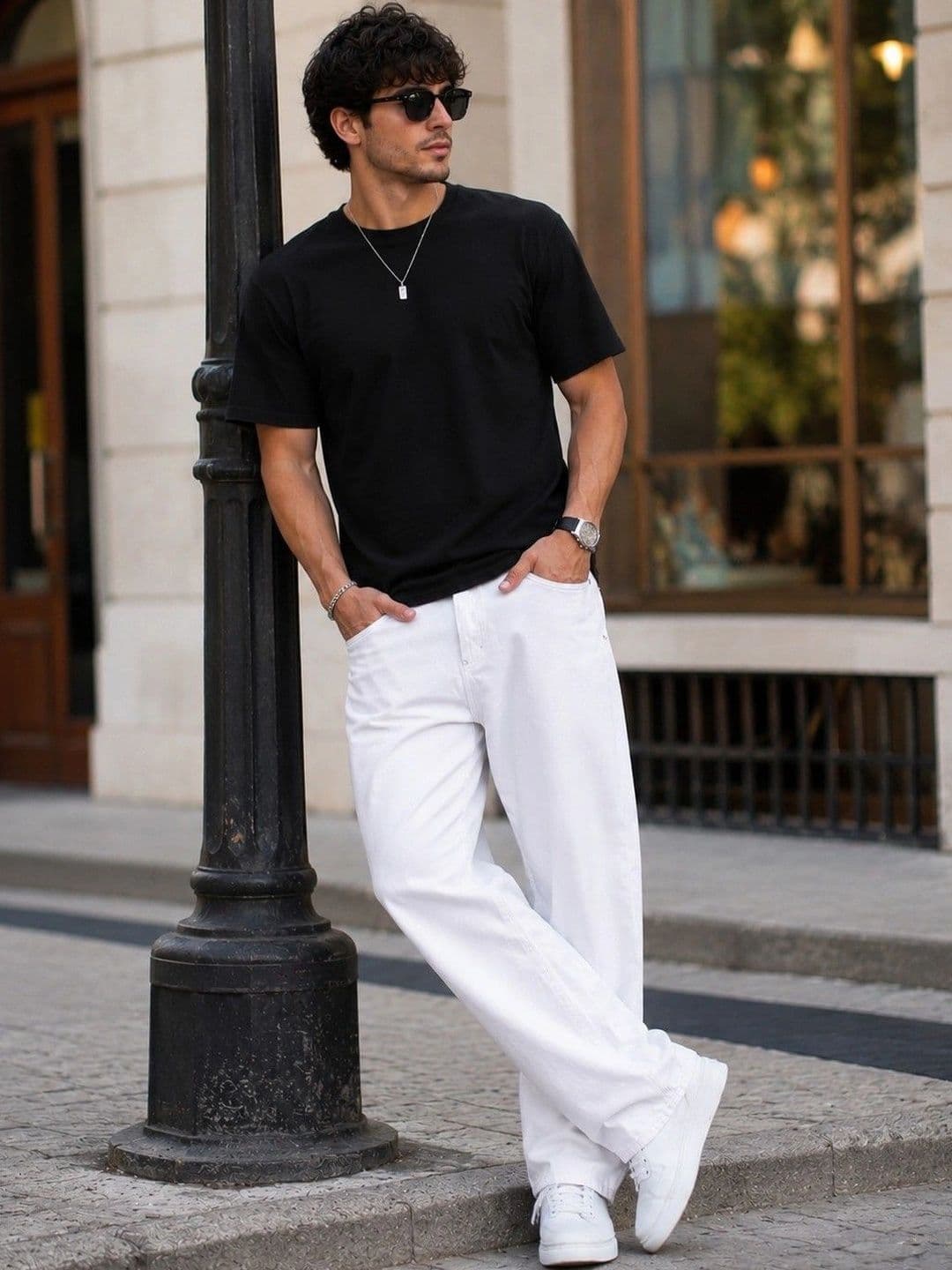 DENIM LIFE Men Classic Straight Fit Mid-Rise Stretchable Jeans - view 1