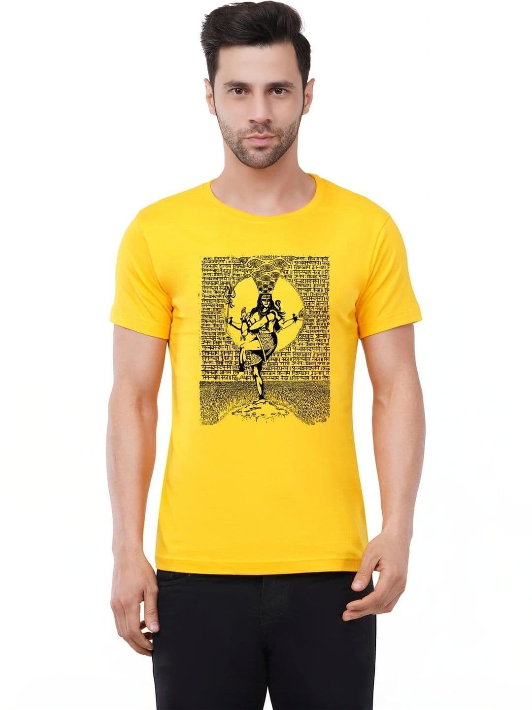 Aseria Men Printed Cotton T-shirt - view 1