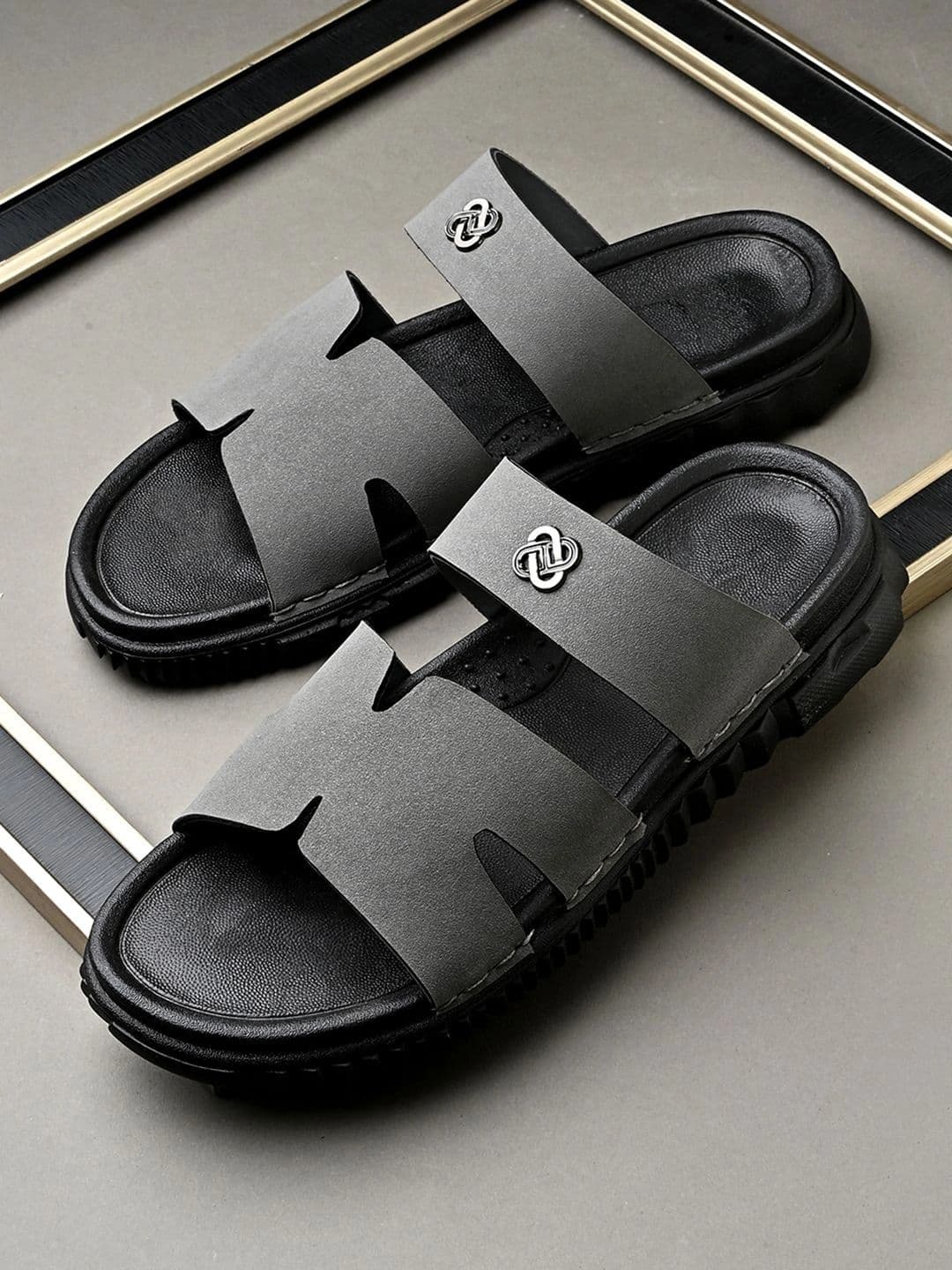 HERE&NOW Men PU Comfort Sandals - view 1