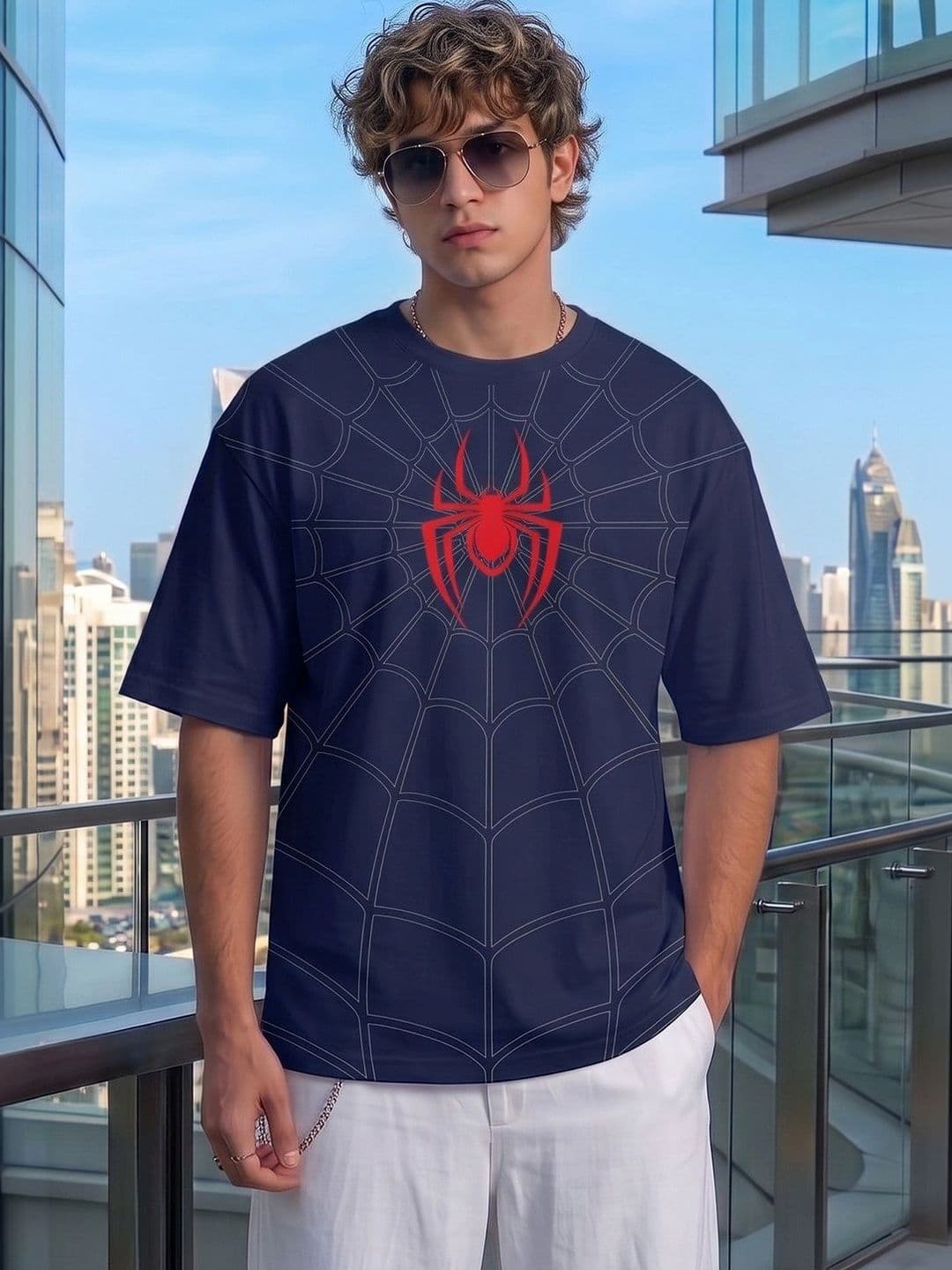 VEIRDO Men Printed Pure Cotton T-shirt - view 1