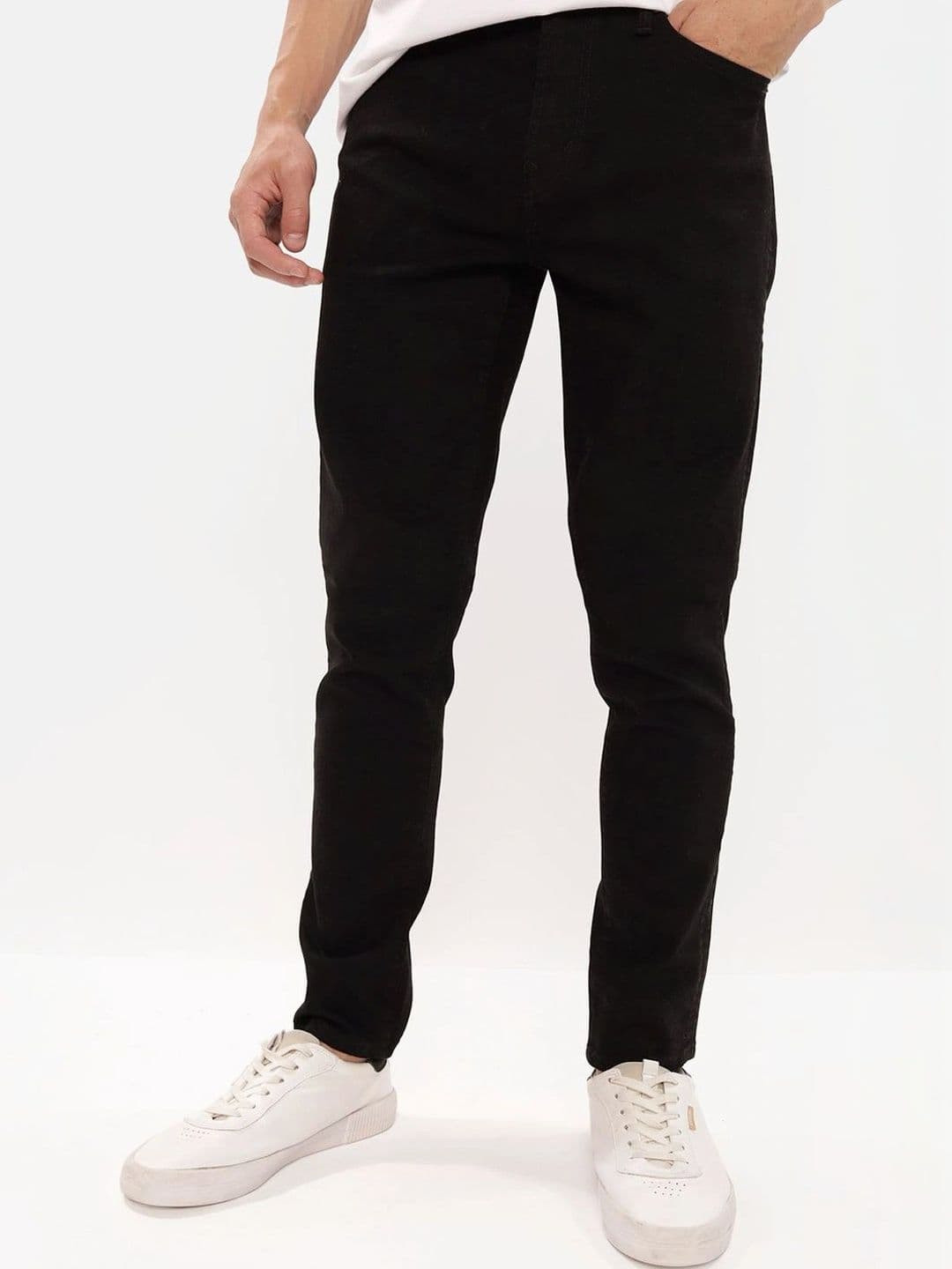 AMERICAN EAGLE OUTFITTERS OUTFITTERS Men Black Airflex+ Athletic Skinny Jeans - view 1