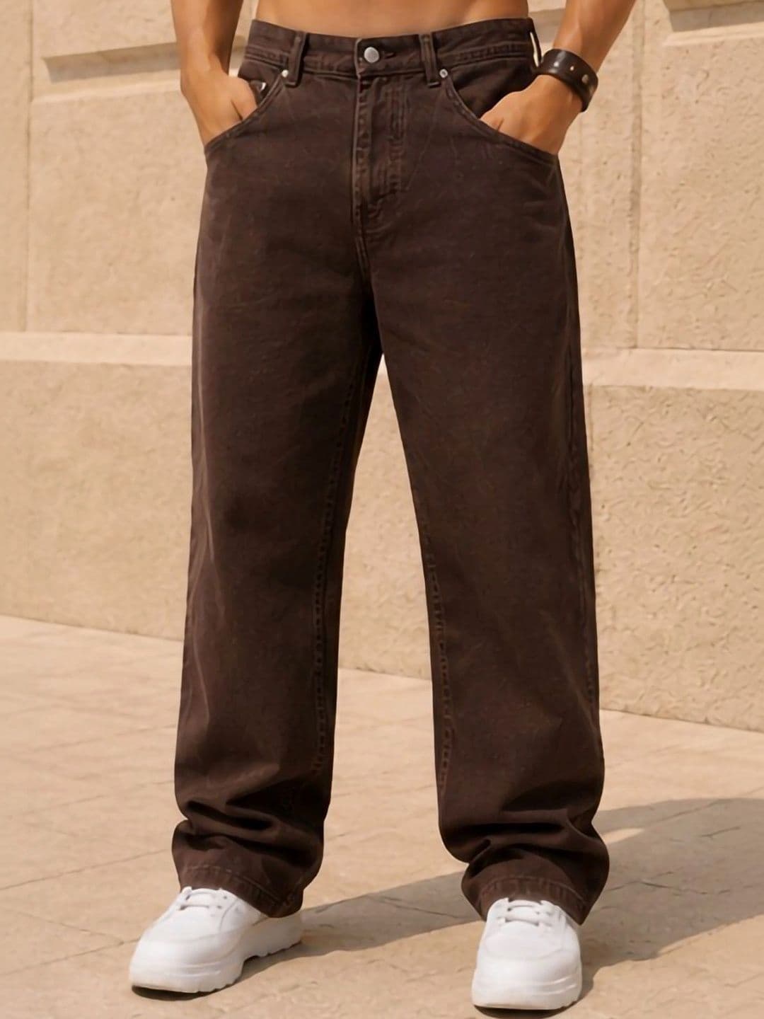 Moda Star Men Classic Relaxed Fit Mid-Rise Stretchable Jeans - view 1