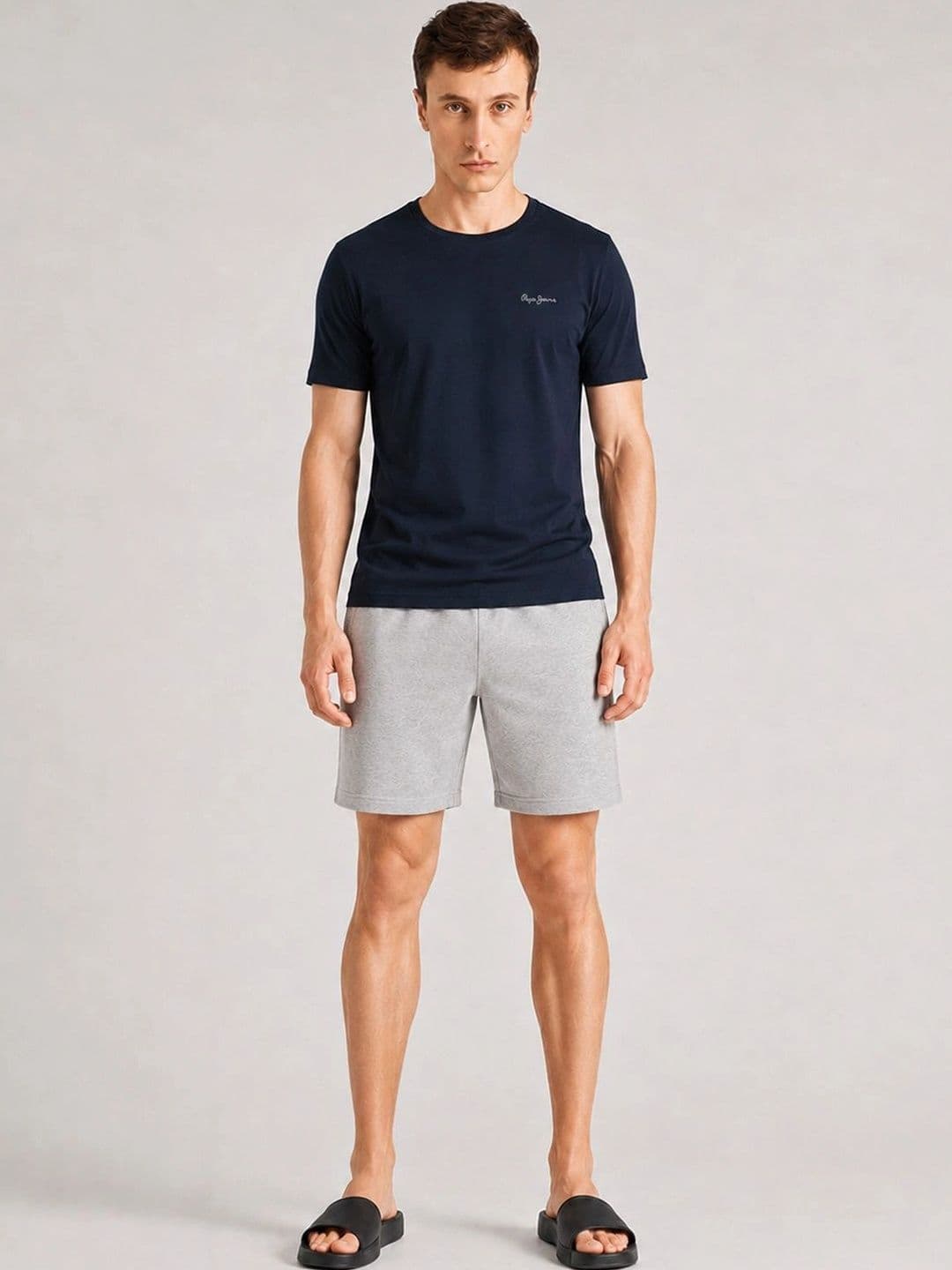 Pepe Jeans Men Crew Neck Relaxed Fit Lounge Tshirt
