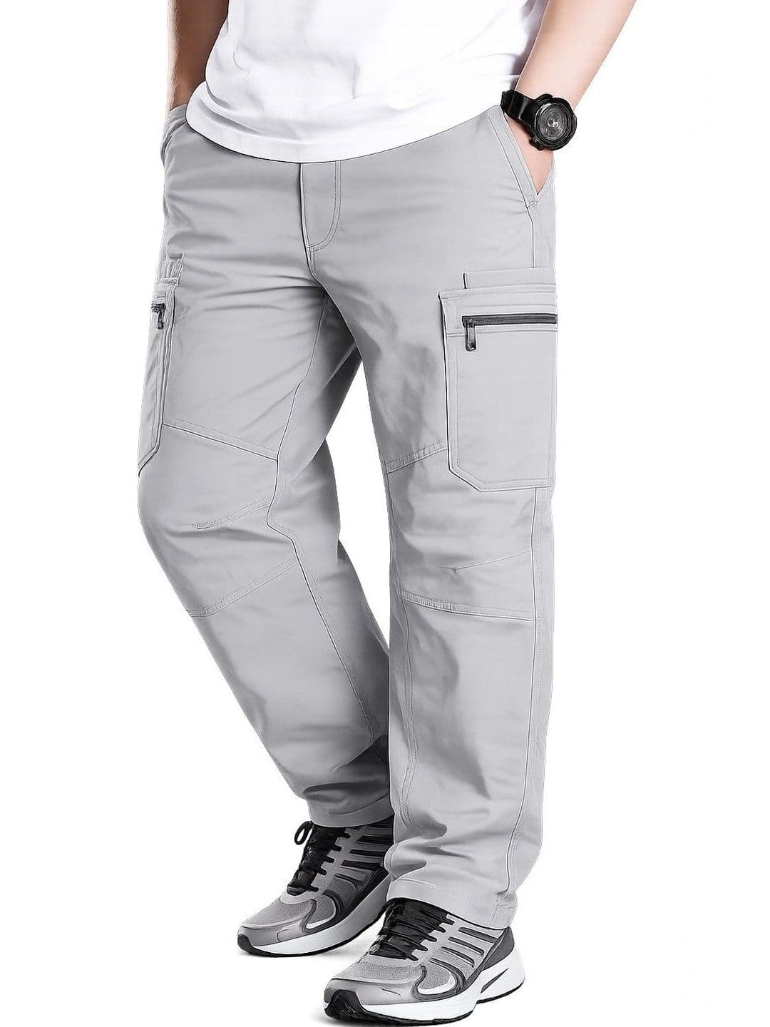 M J Fashion Men Regular Fit Rapid-Dry Cargos - view 1