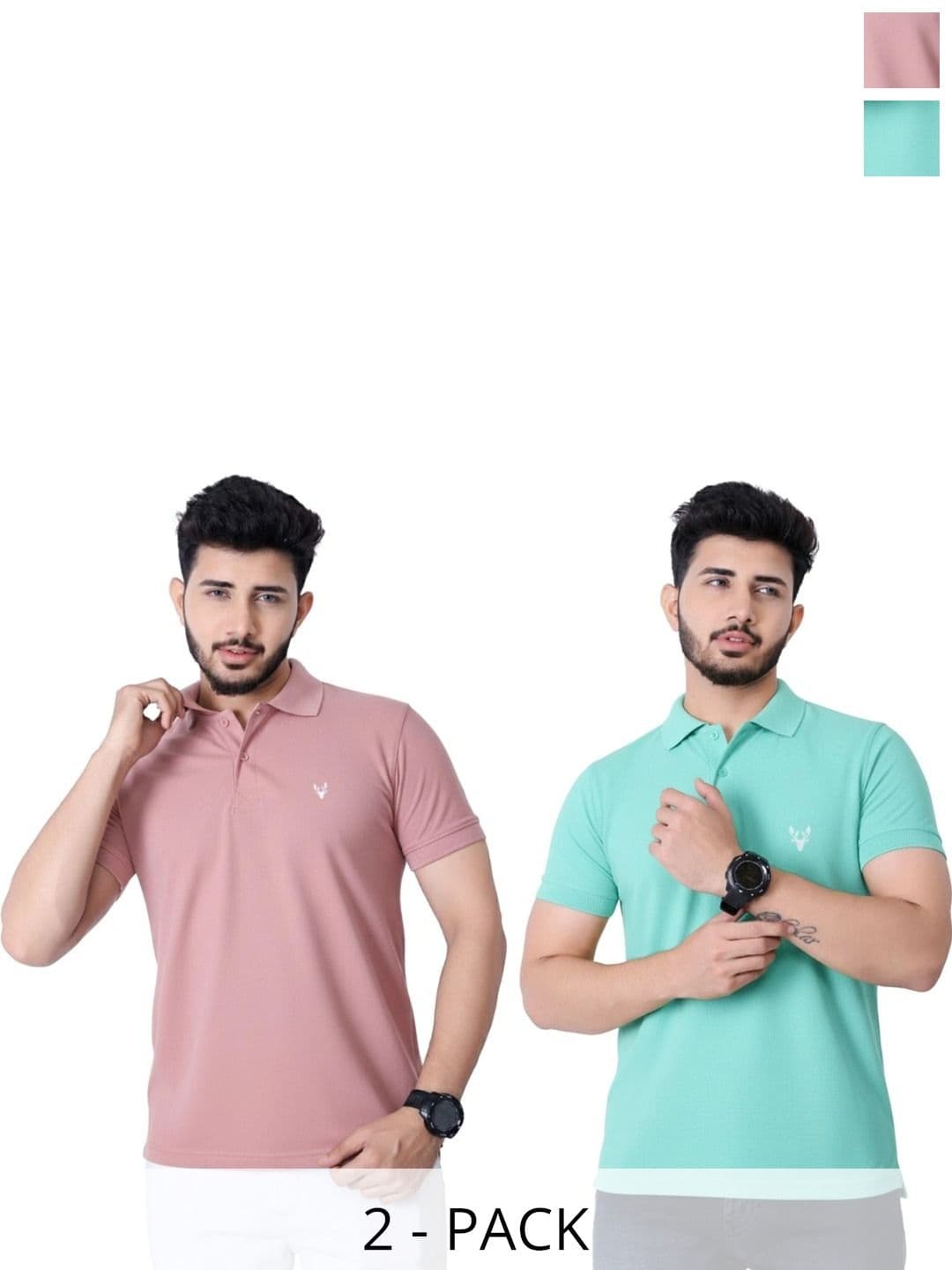 DEE LEAF Men 2 Polo Collar Abzorb T-shirt - view 1