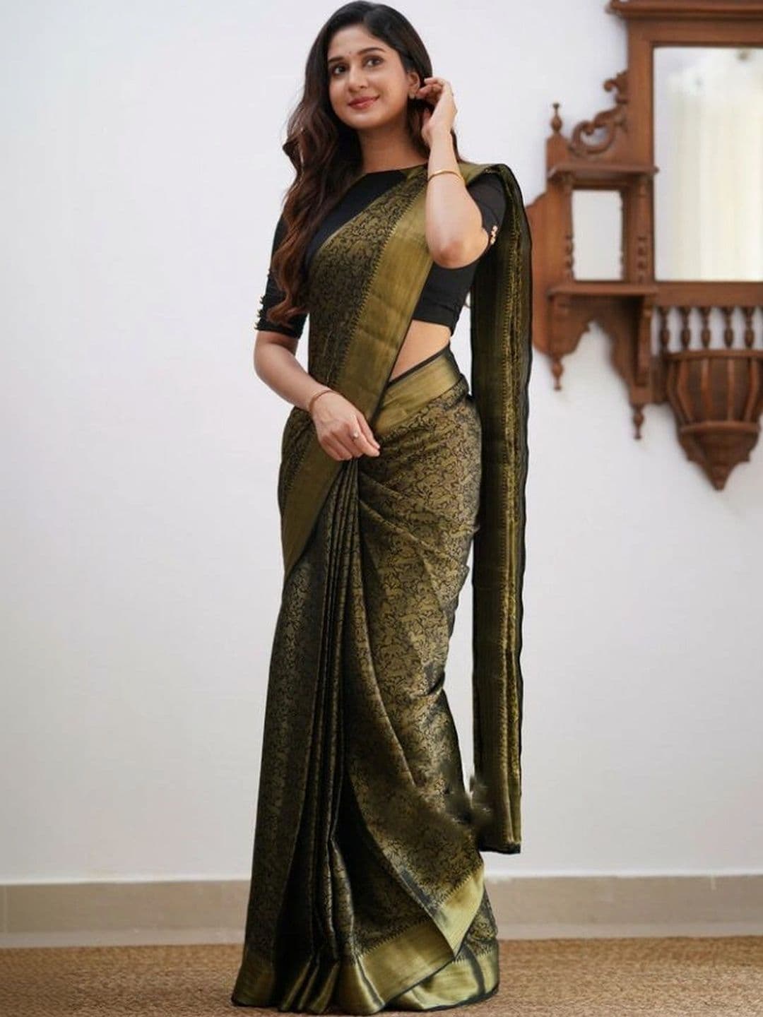 JK Design Studio Silk Cotton Saree - view 1