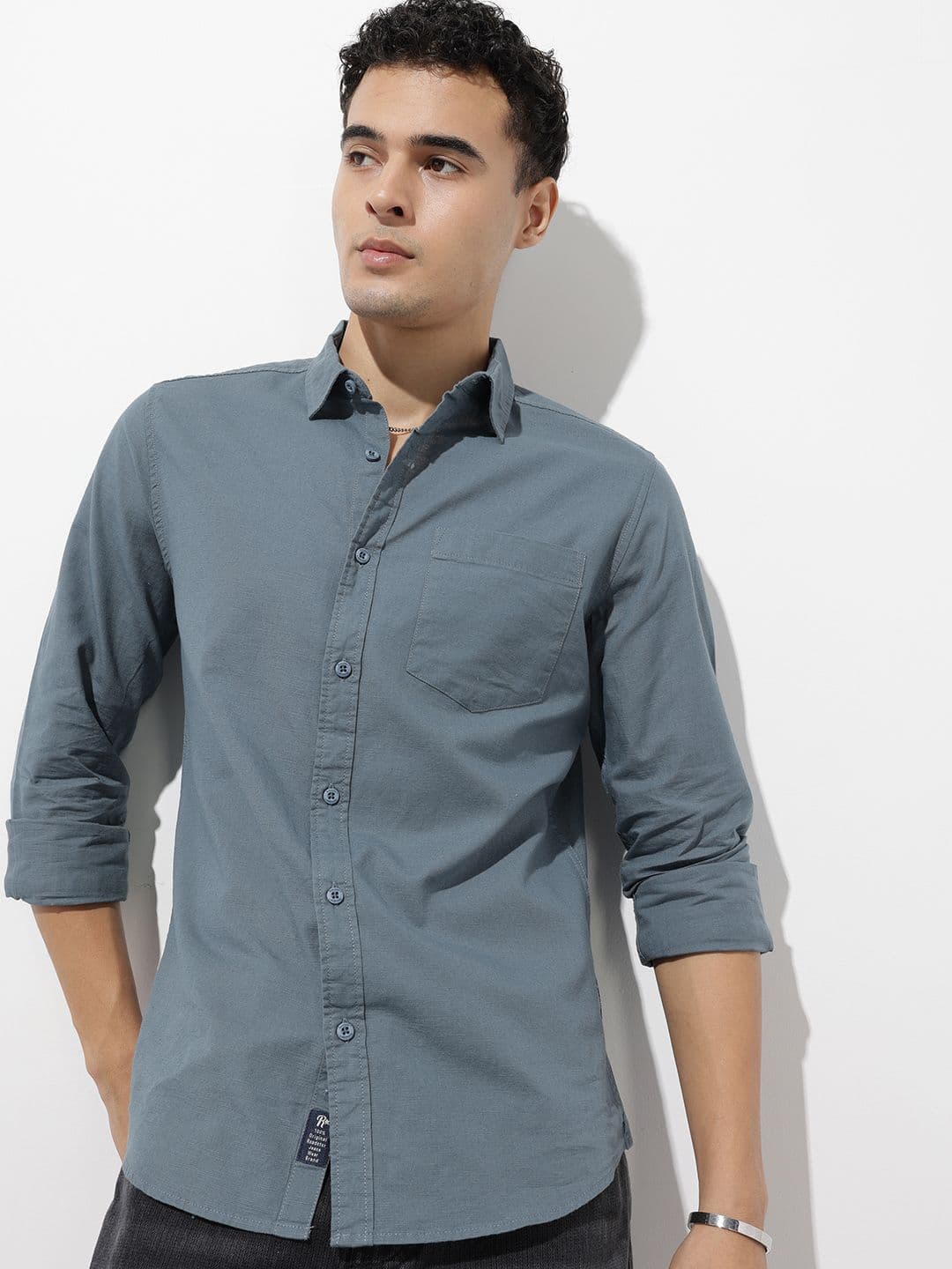 The Roadster Life Co. Cotton Linen Casual Shirt - view 1