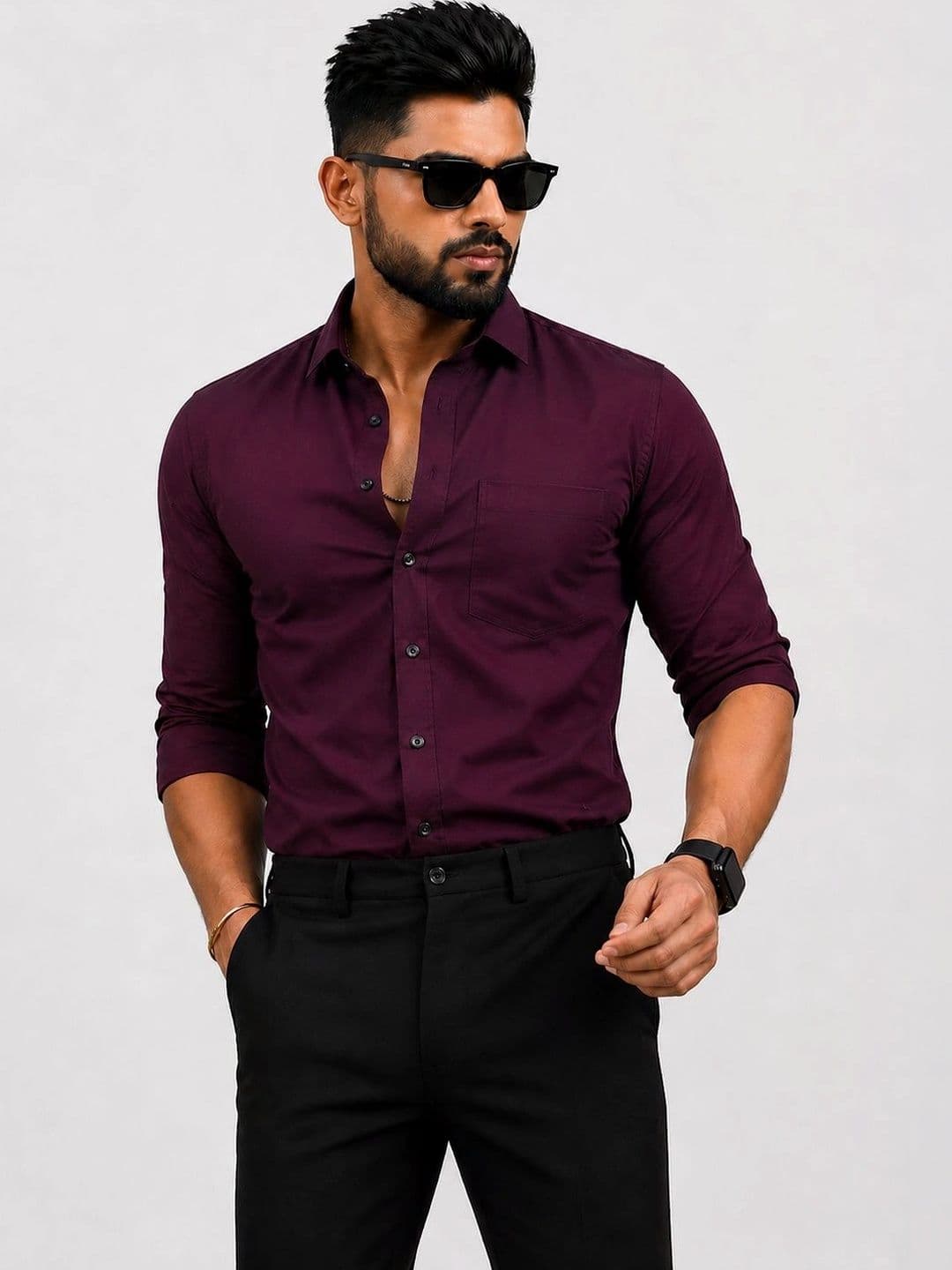 VILAZO Men Relaxed Casual Shirt - view 1