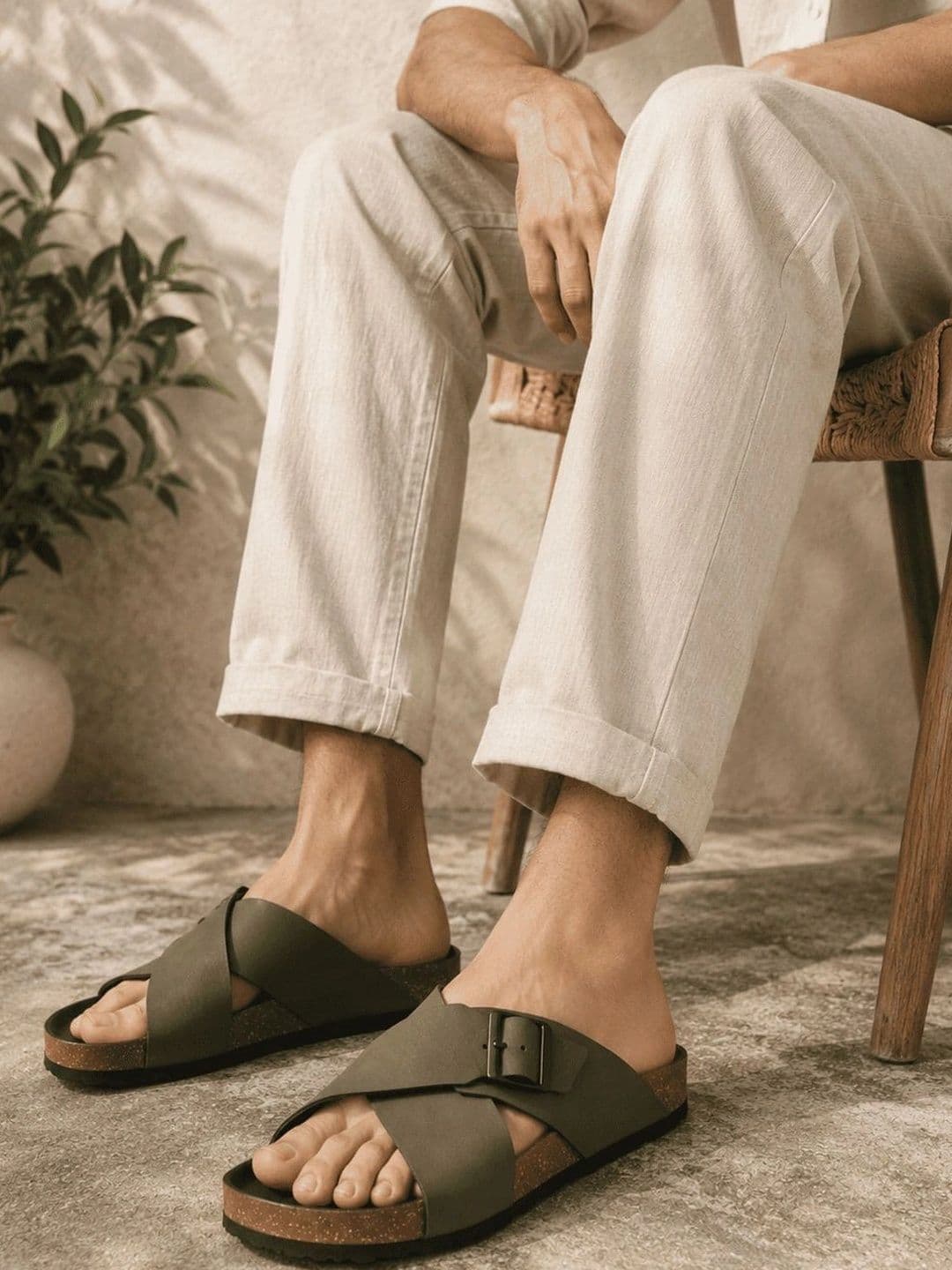 The Roadster Lifestyle Co Men Buckle Comfort Sandals - view 1