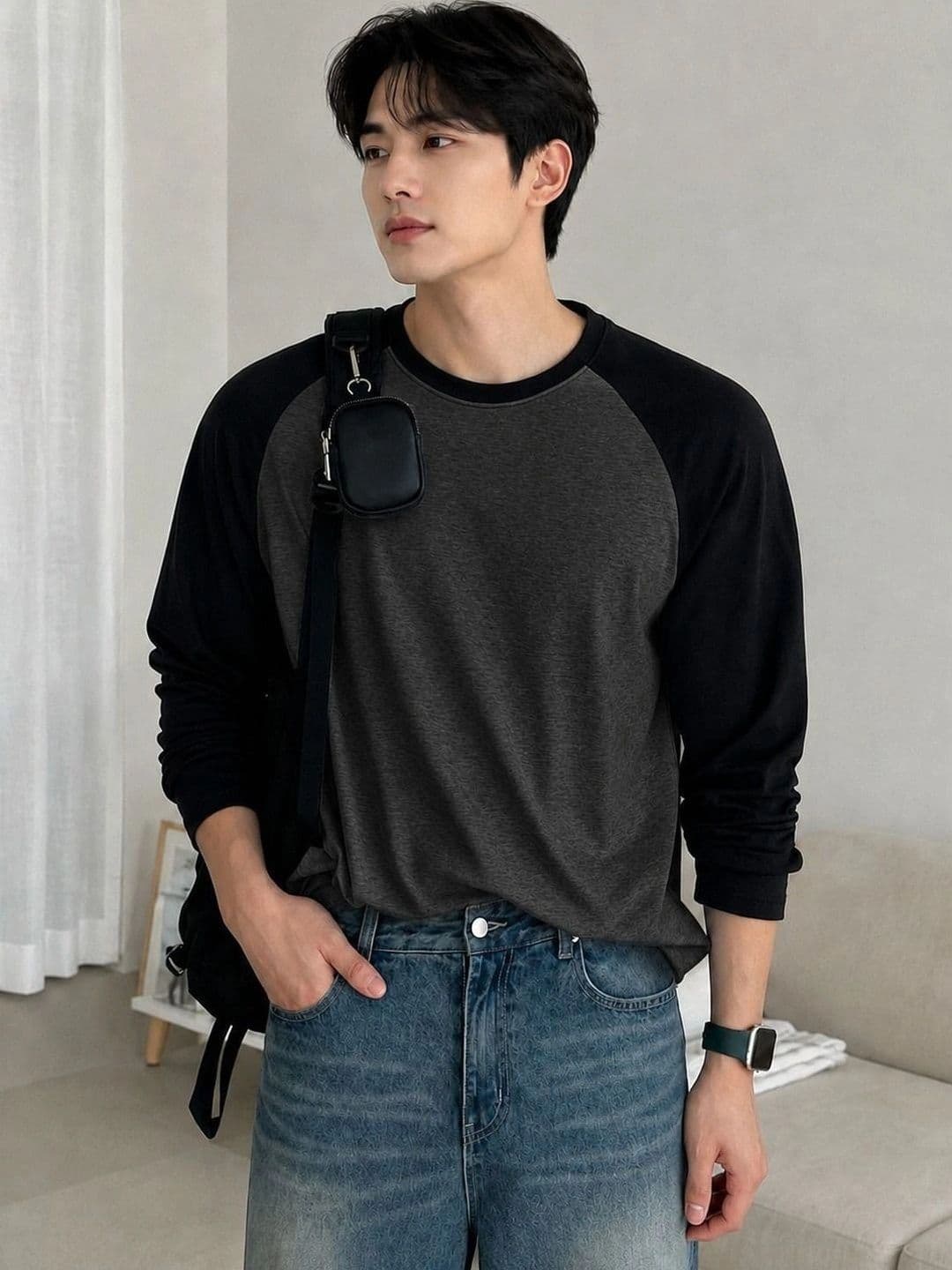 Imsa Moda Men Colourblocked T-shirt - view 1