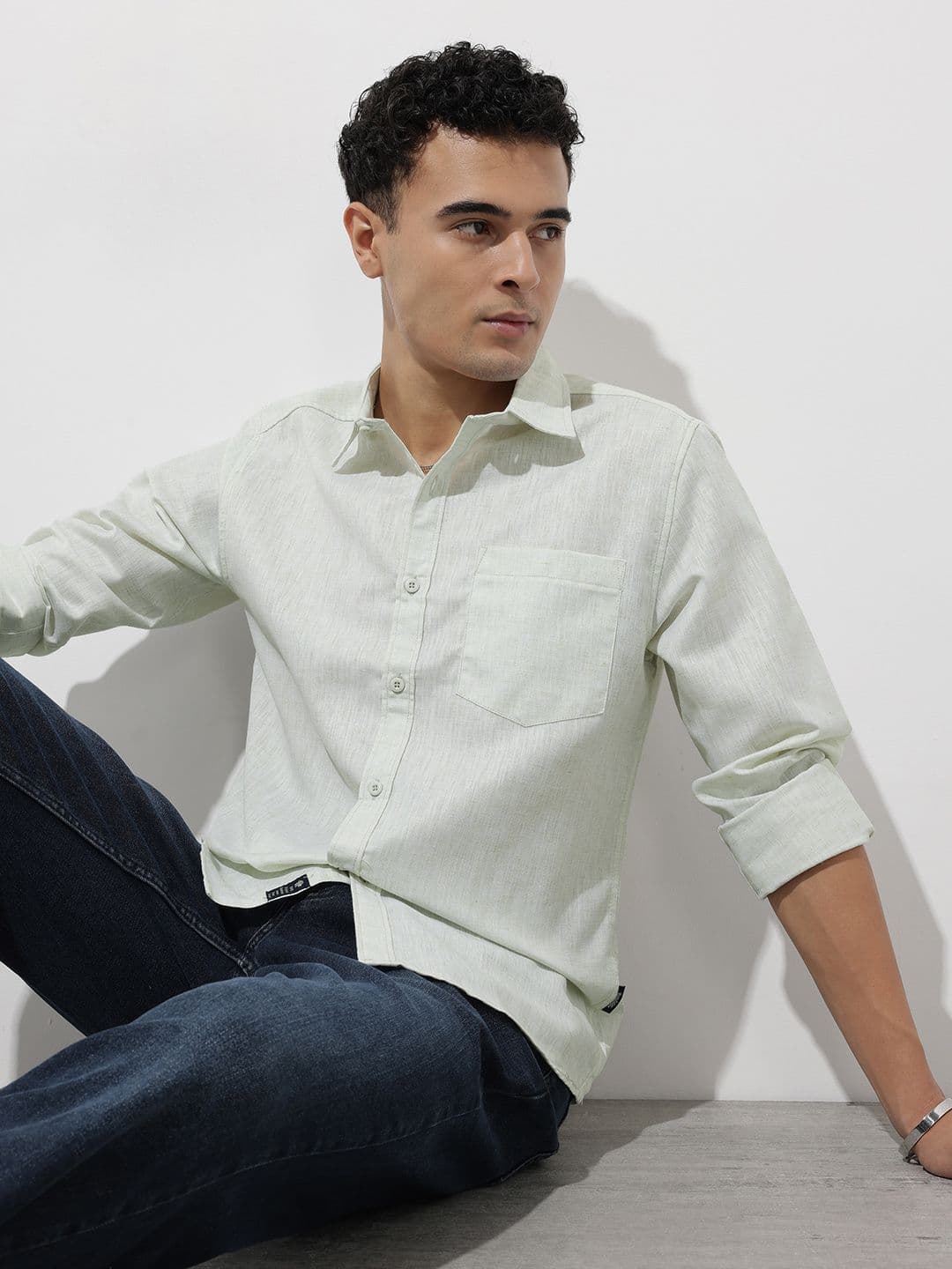 The Roadster Life Co. Cotton Linen Casual Shirt - view 1