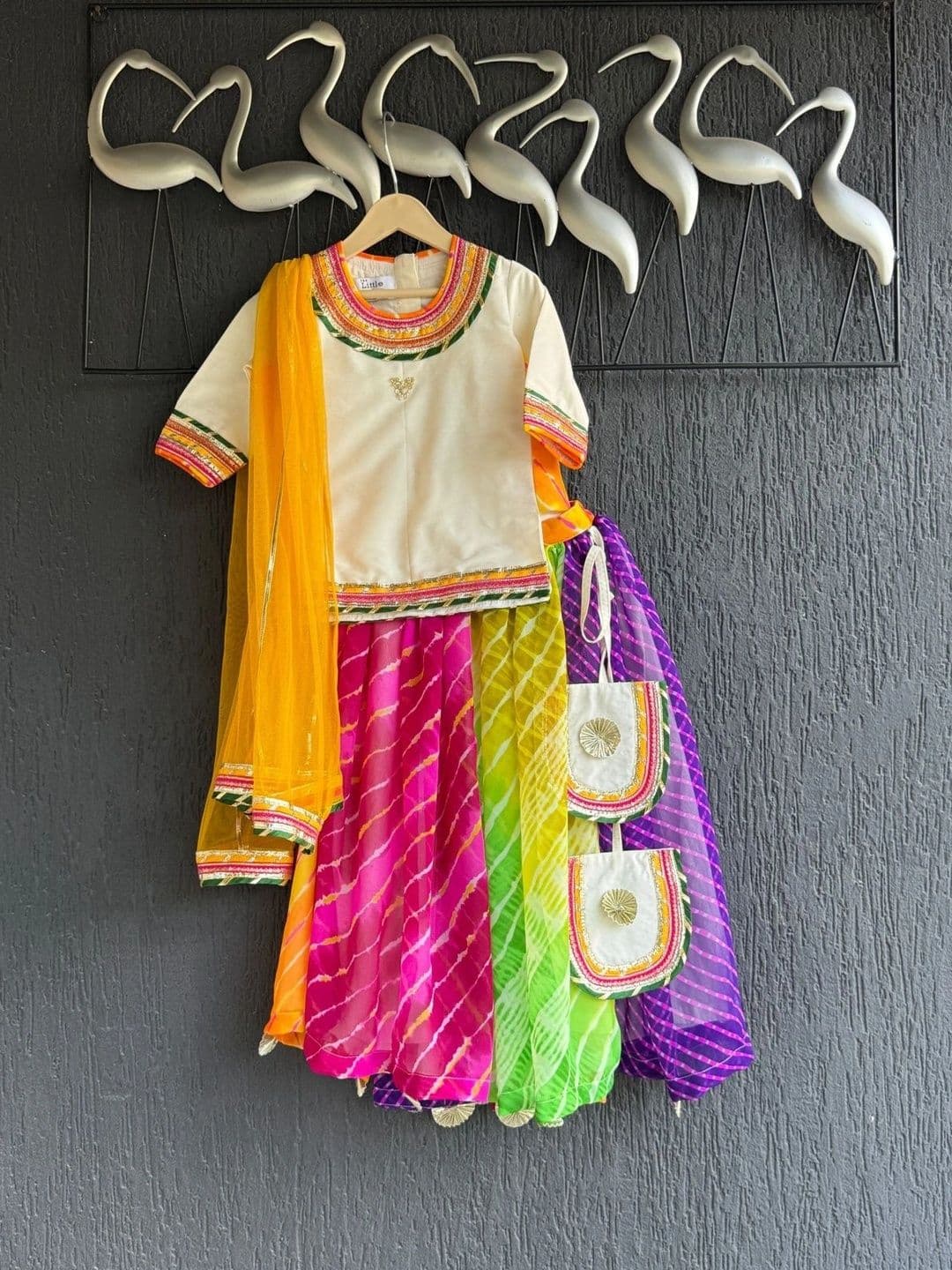 The Little Tales Girls Ready to Wear Lehenga & Blouse With Dupatta - view 1