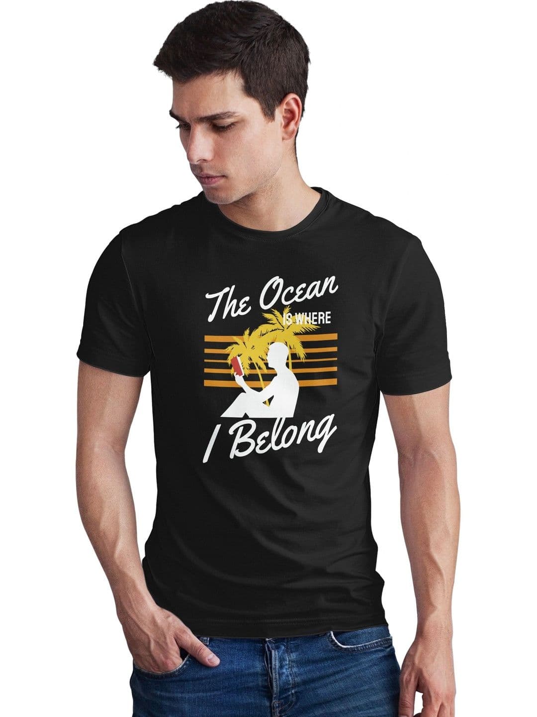 Seekbuylove Men Typography Printed Bio Finish T-shirt - view 1