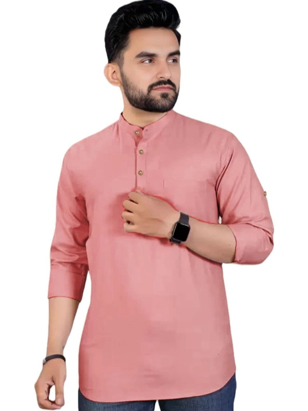 BLUE ROBED Men Kurta - view 1