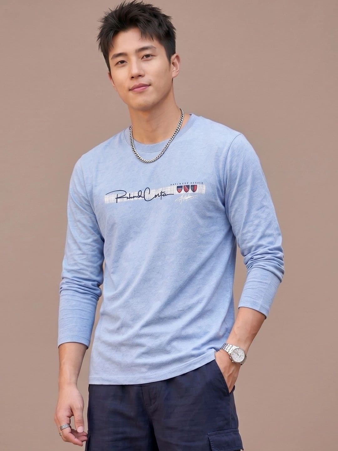Moda Rapido Men Typography Printed T-shirt - view 1