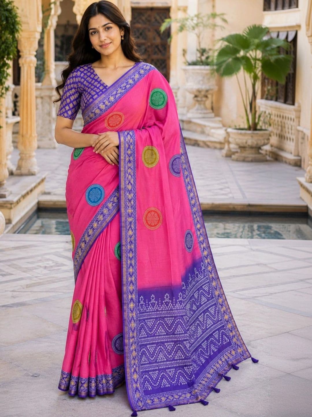 Bhageerath Couture Woven Design Zari Saree - view 1