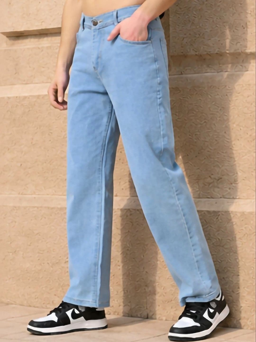 Moda Star Men Classic Relaxed Fit Mid-Rise Stretchable Jeans - view 1