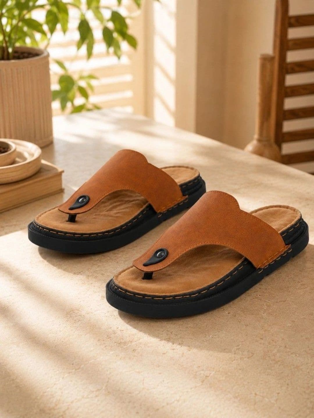 SERVER Men Suede Comfort Sandals - view 1